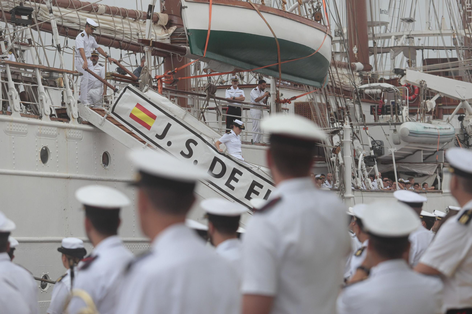 Así terminó el crucero de instrucción de la princesa Leonor en el 'Juan Sebastián de Elcano'