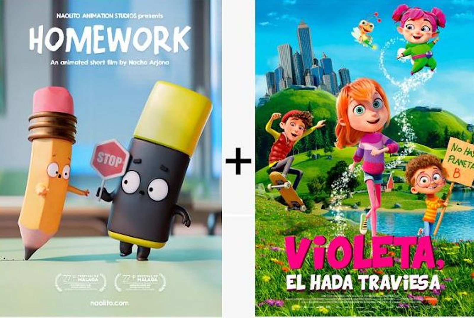 Corto y película que se va a proyectar. Corto y película que se va a proyectar.