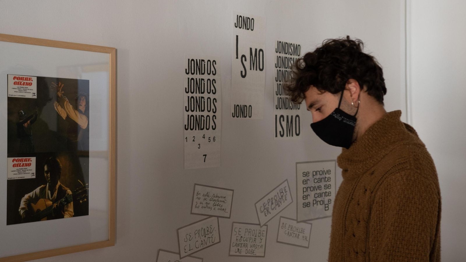 Una imagen de la parte de la exposición dedicada a 'Jondos 6'