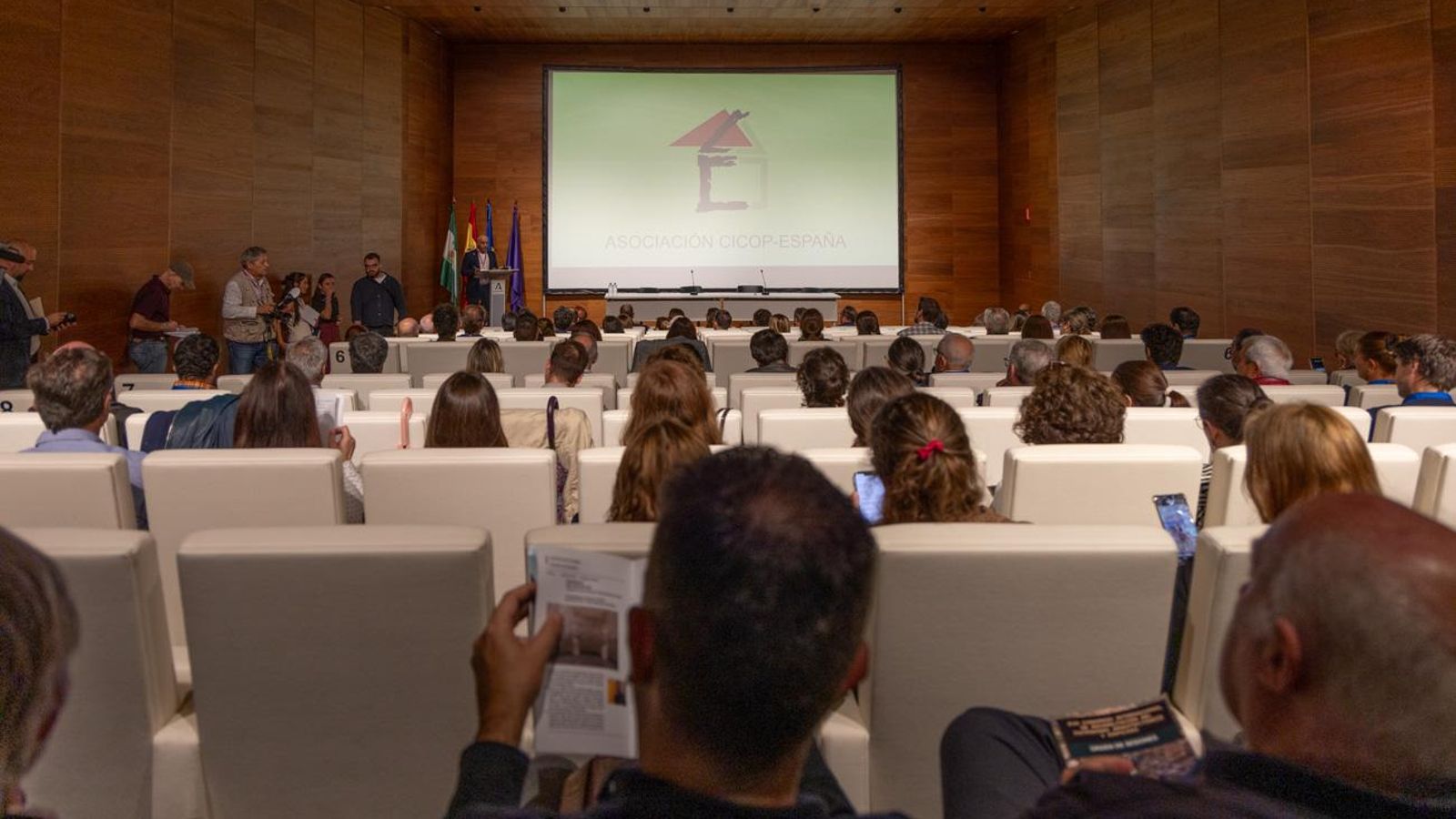 Inauguración ayer en el Museo Íbero en Jaén del XVII Congreso Internacional de Rehabilitación del Patrimonio Arquitectónico y Edificado.