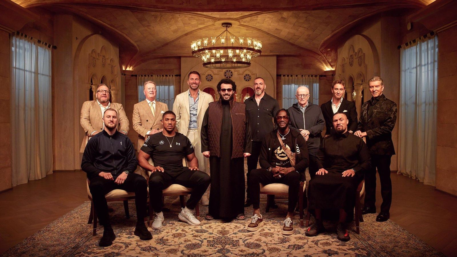 Turki Al-Sheikh en la promoción de uno de los espectáculos que organiza para el gobierno saudí