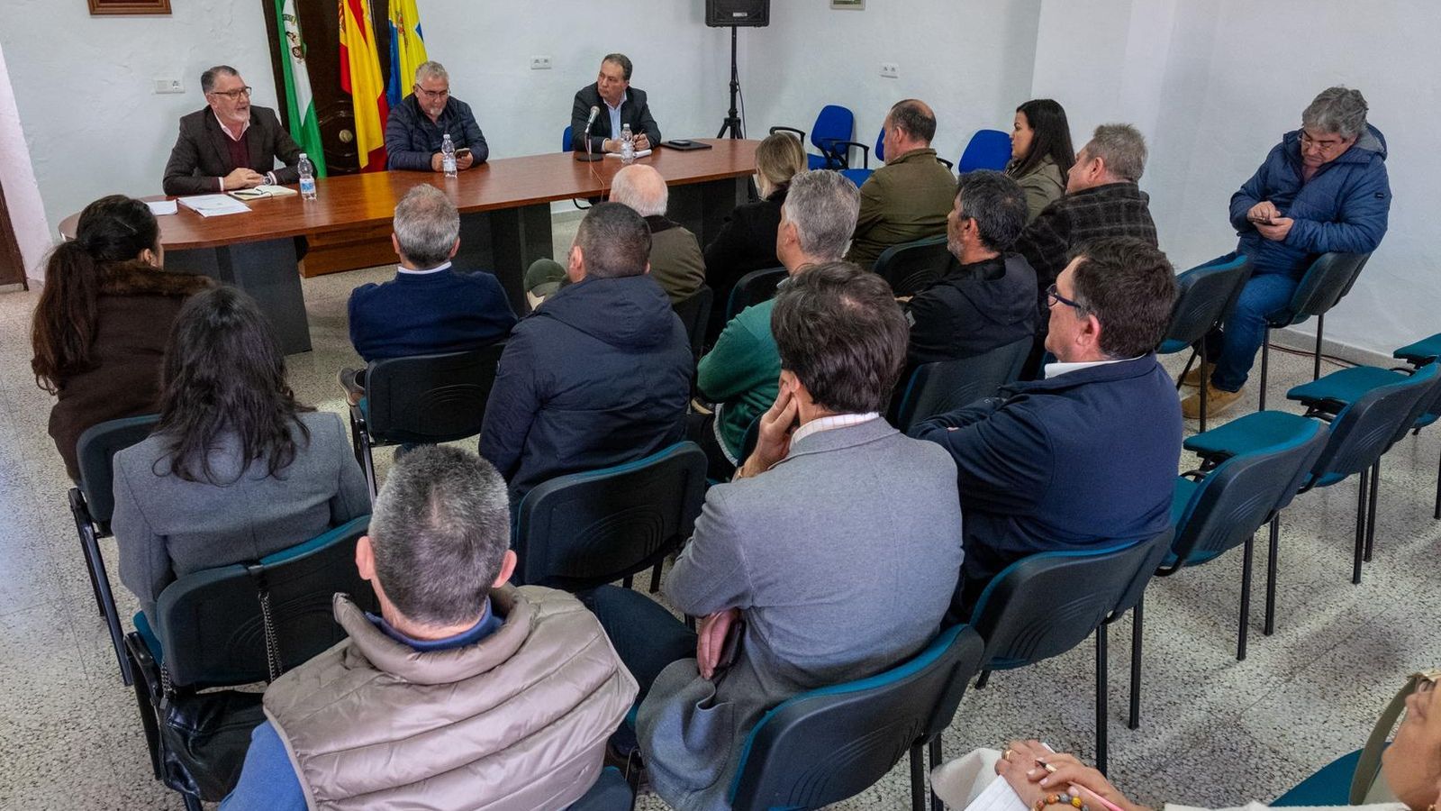 Encuentro con los alcaldes.