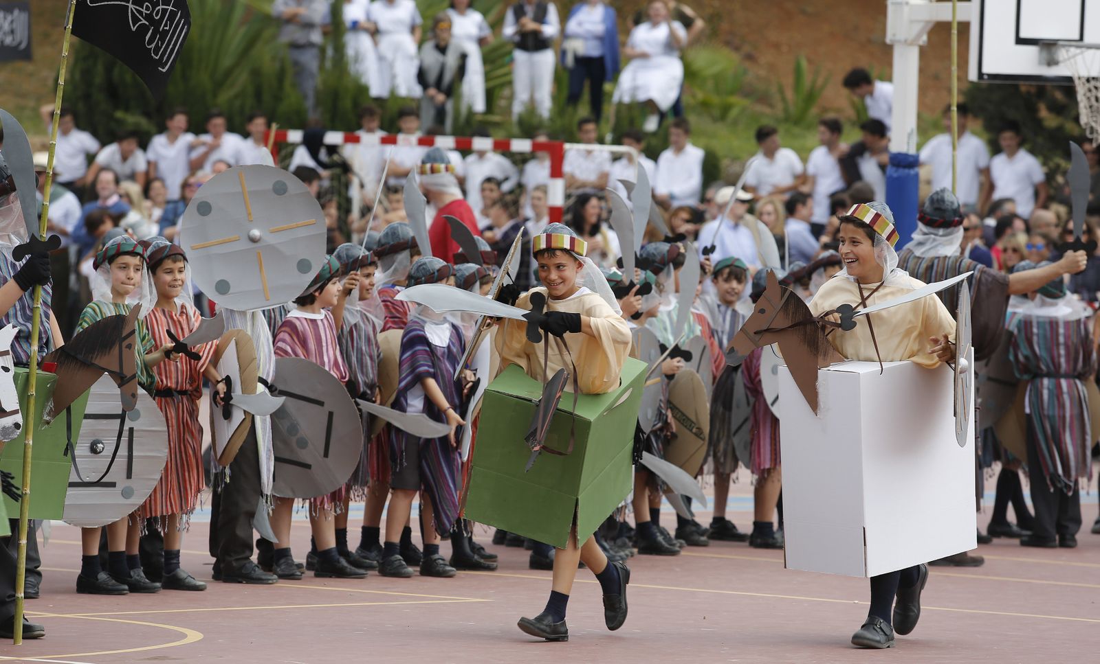 La Batalla de las Navas de Tolosa escenificada por los alumnos de El Romeral