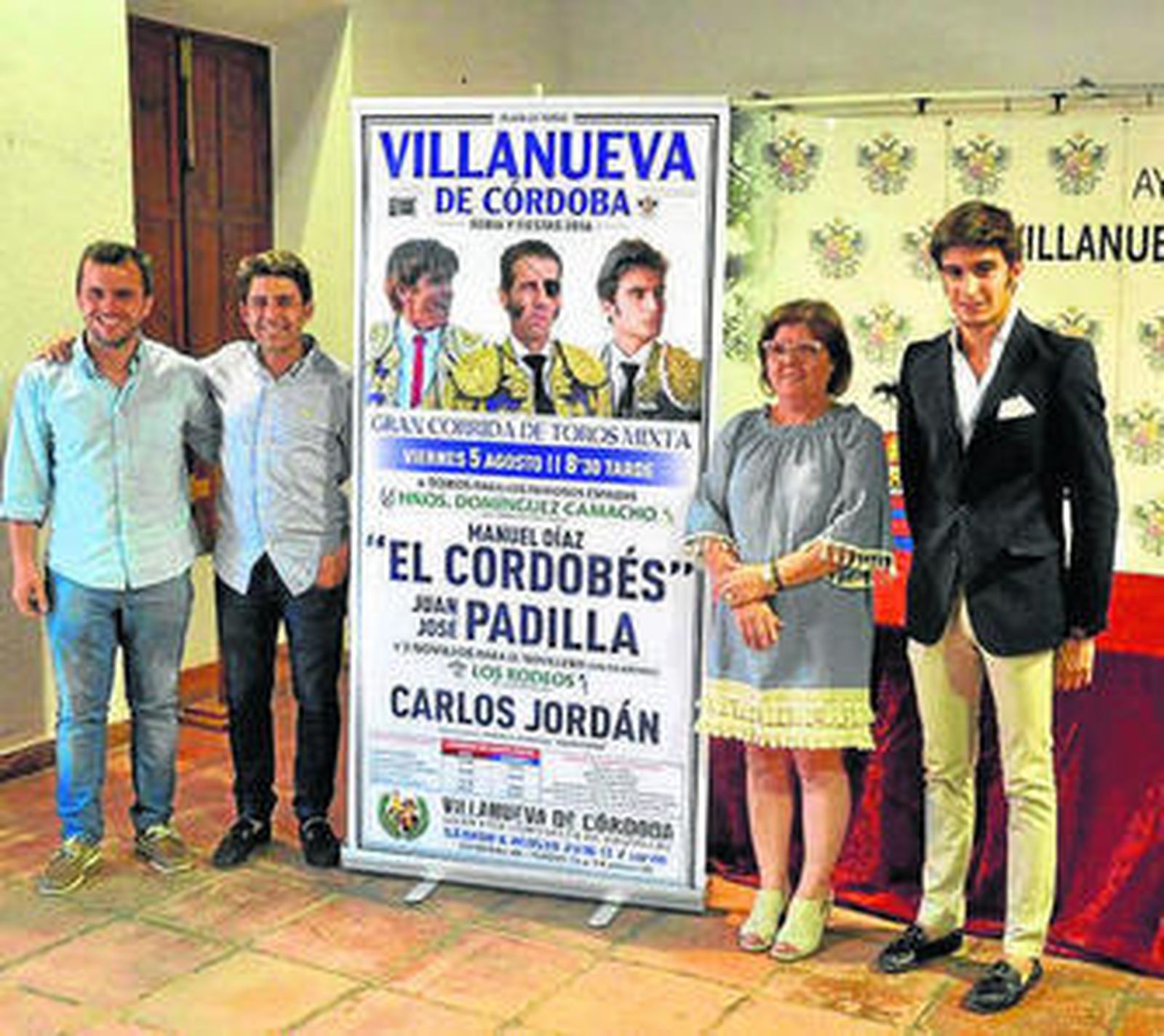 Miguel Ángel Cañuelo, Antonio Sanz, Dolores Sánchez y Carlos Jordán.