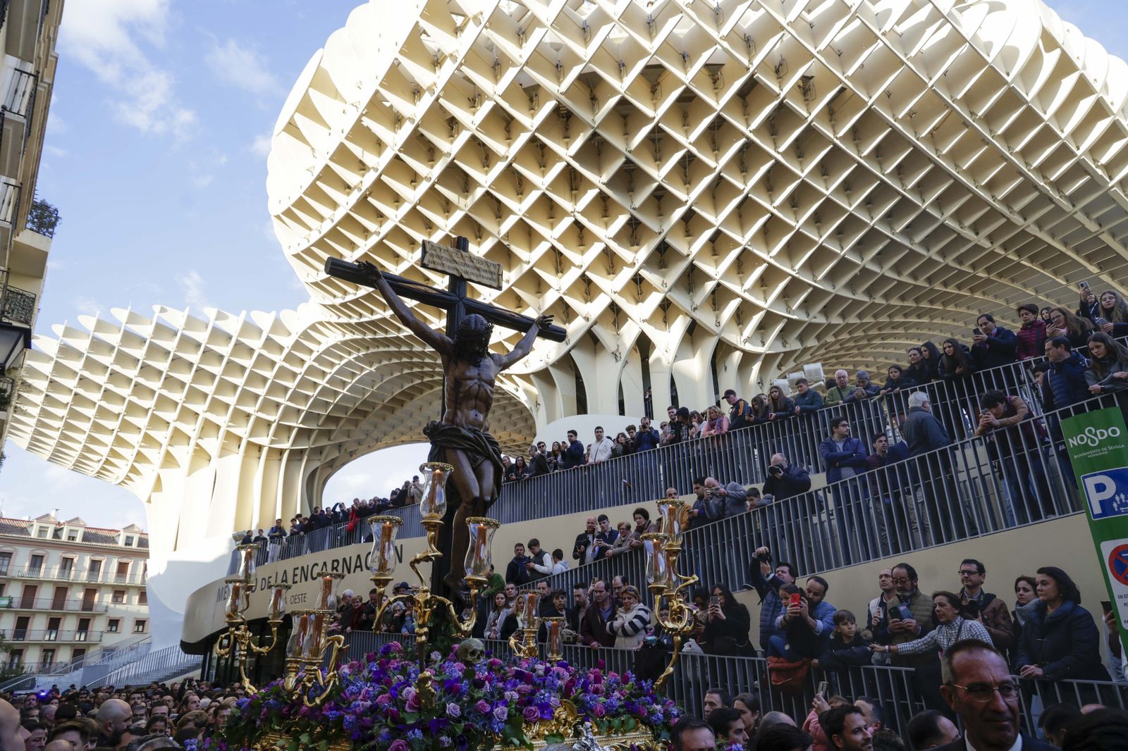 Las imágenes del Vía Crucis de las Hermandades