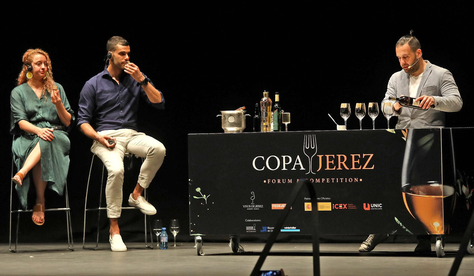 Gran foro gastronómico del jerez en el Villamarta