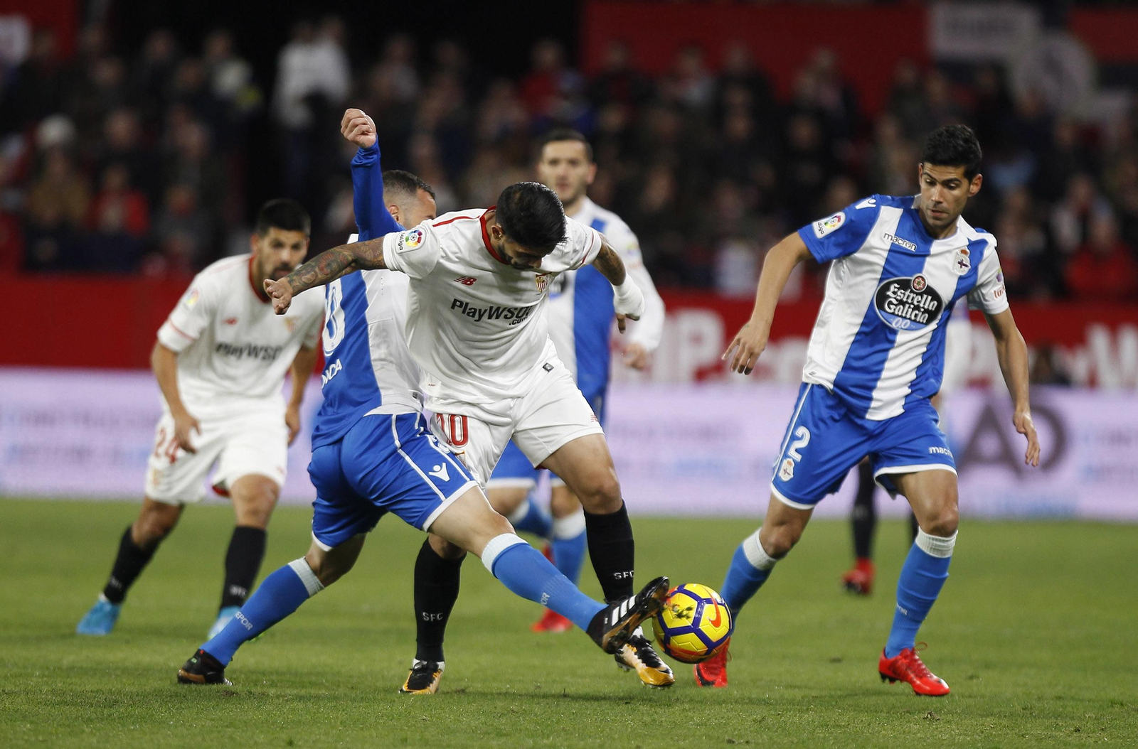 Las imágenes del Sevilla-Deportivo de la Coruña