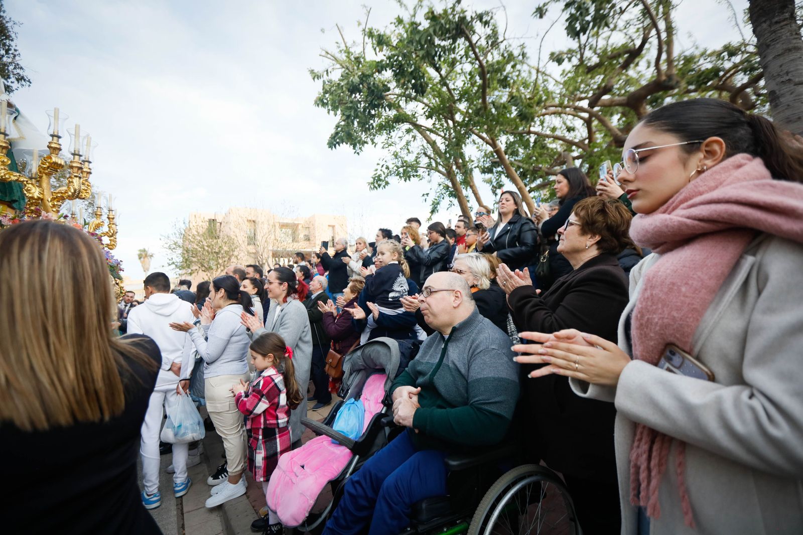 La procesión del Encuentro, en imágenes