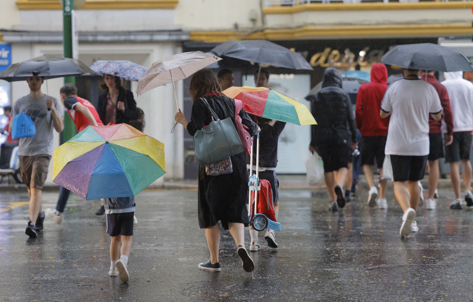 las imágenes de la lluvia en Sevilla