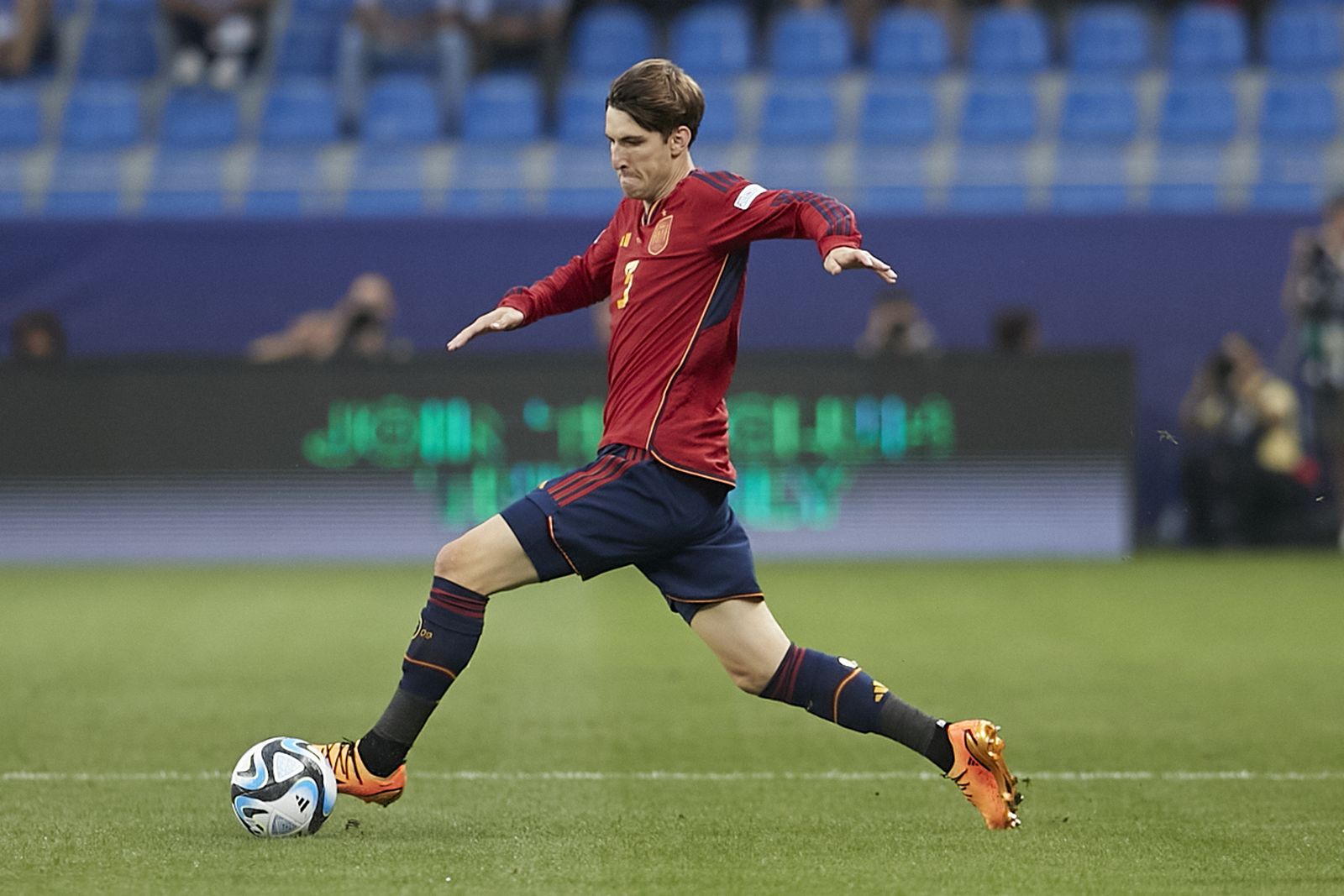 Miranda, en un lance de la final ante Inglaterra.