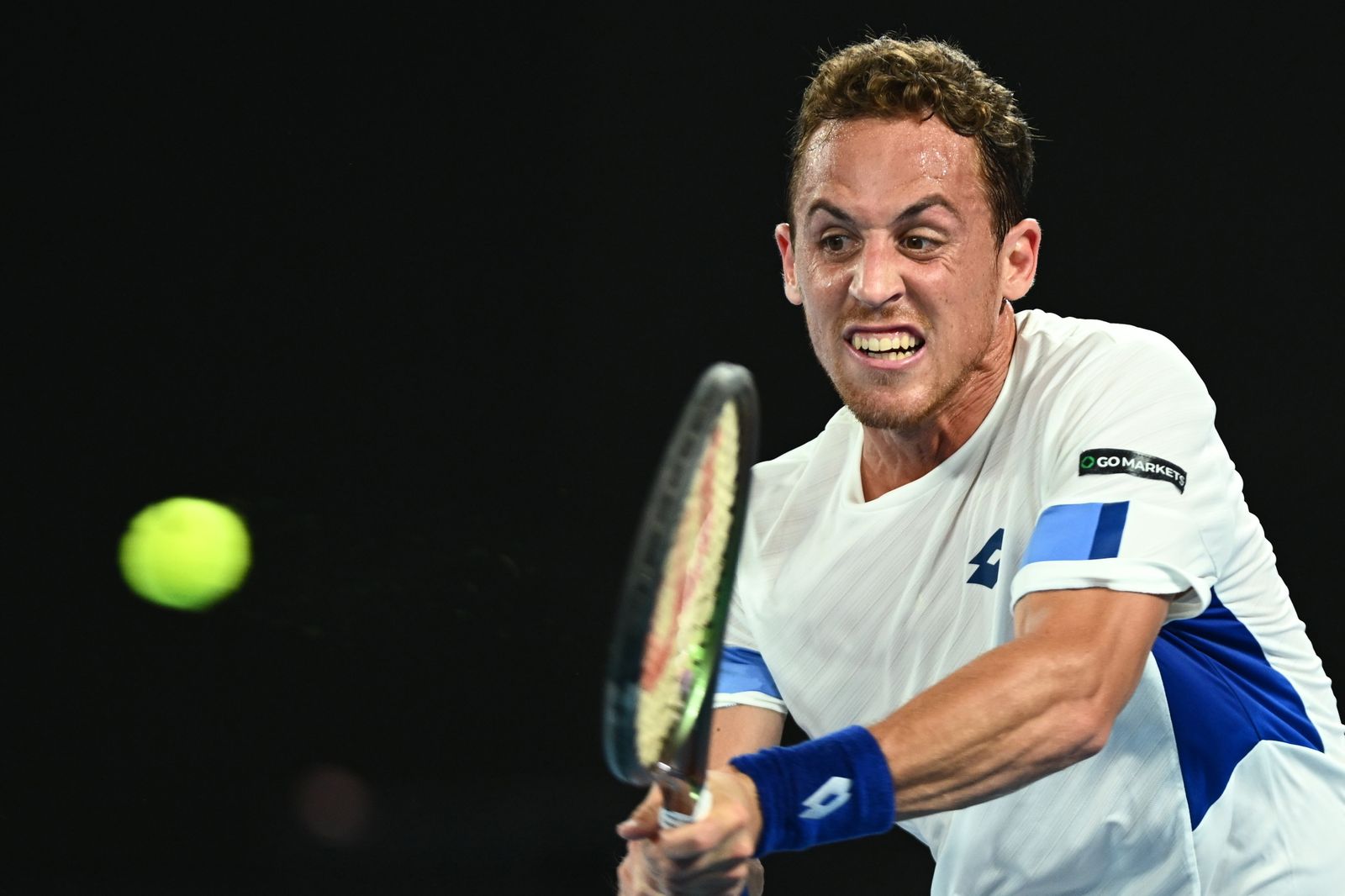 El duelo entre Carballés y Djokovic en imágenes