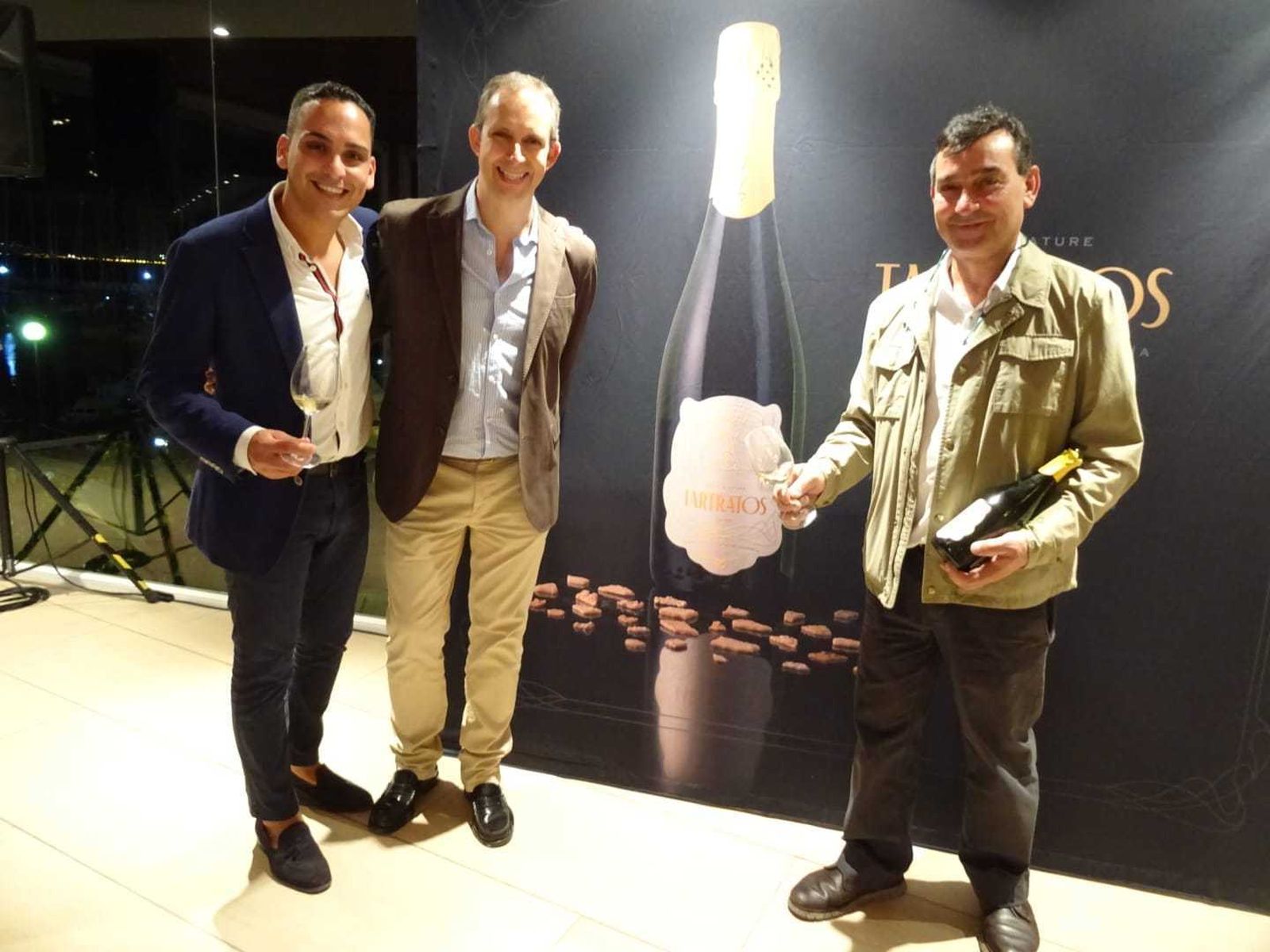 Los creadores de 'Tartatros' en un momento de la presentación.