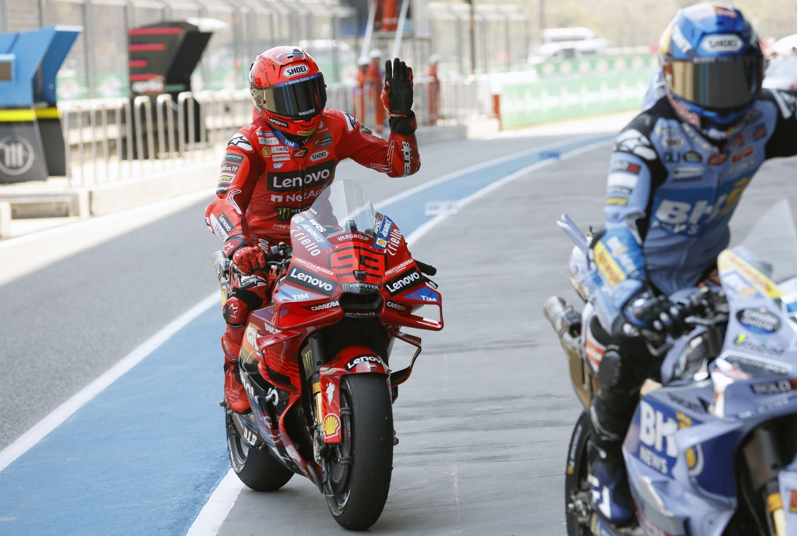 Las fotos del primer triunfo de Marc Márquez en la temporada