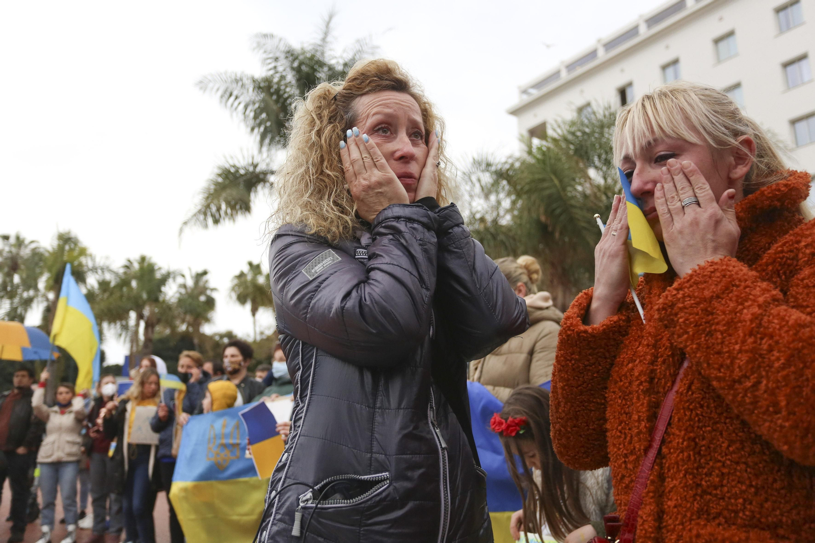 Las fotos de la concentración en Málaga para implorar la paz