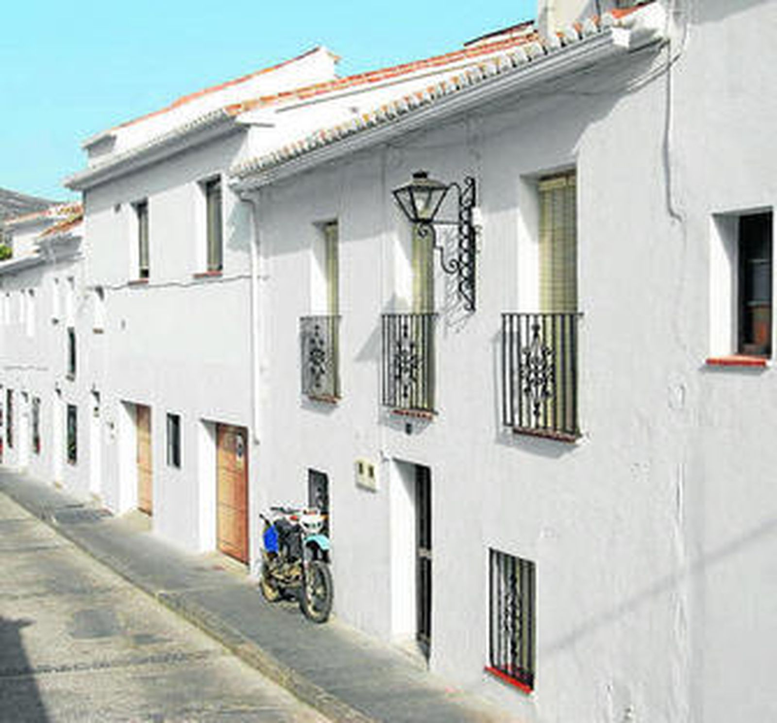 Imagen del casco histórico de Mijas pueblo.