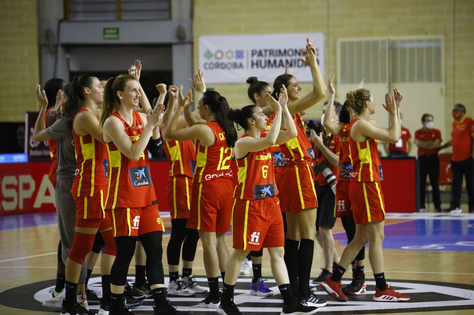 Las imágenes del triunfo de España ante Bélgica en Córdoba.