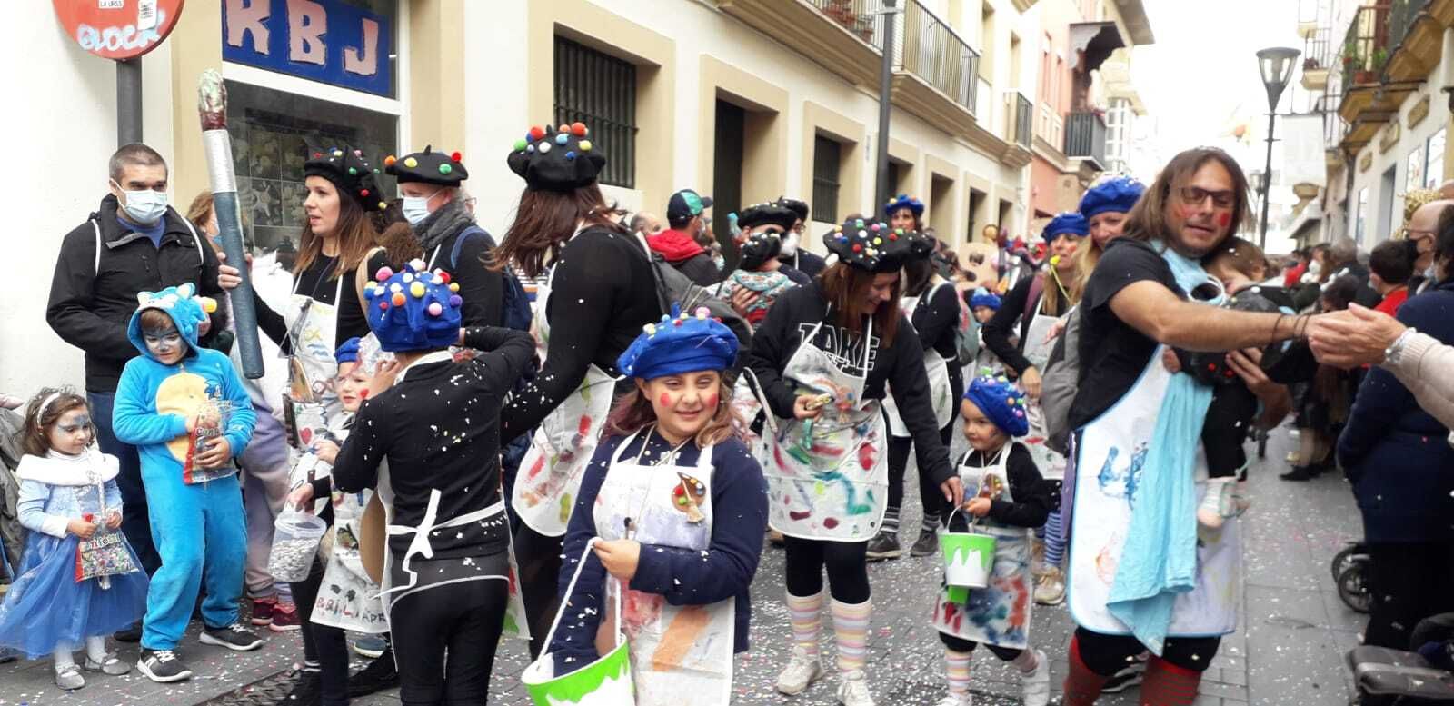 Pasacalles infantil de Carnaval por las calles de El Puerto