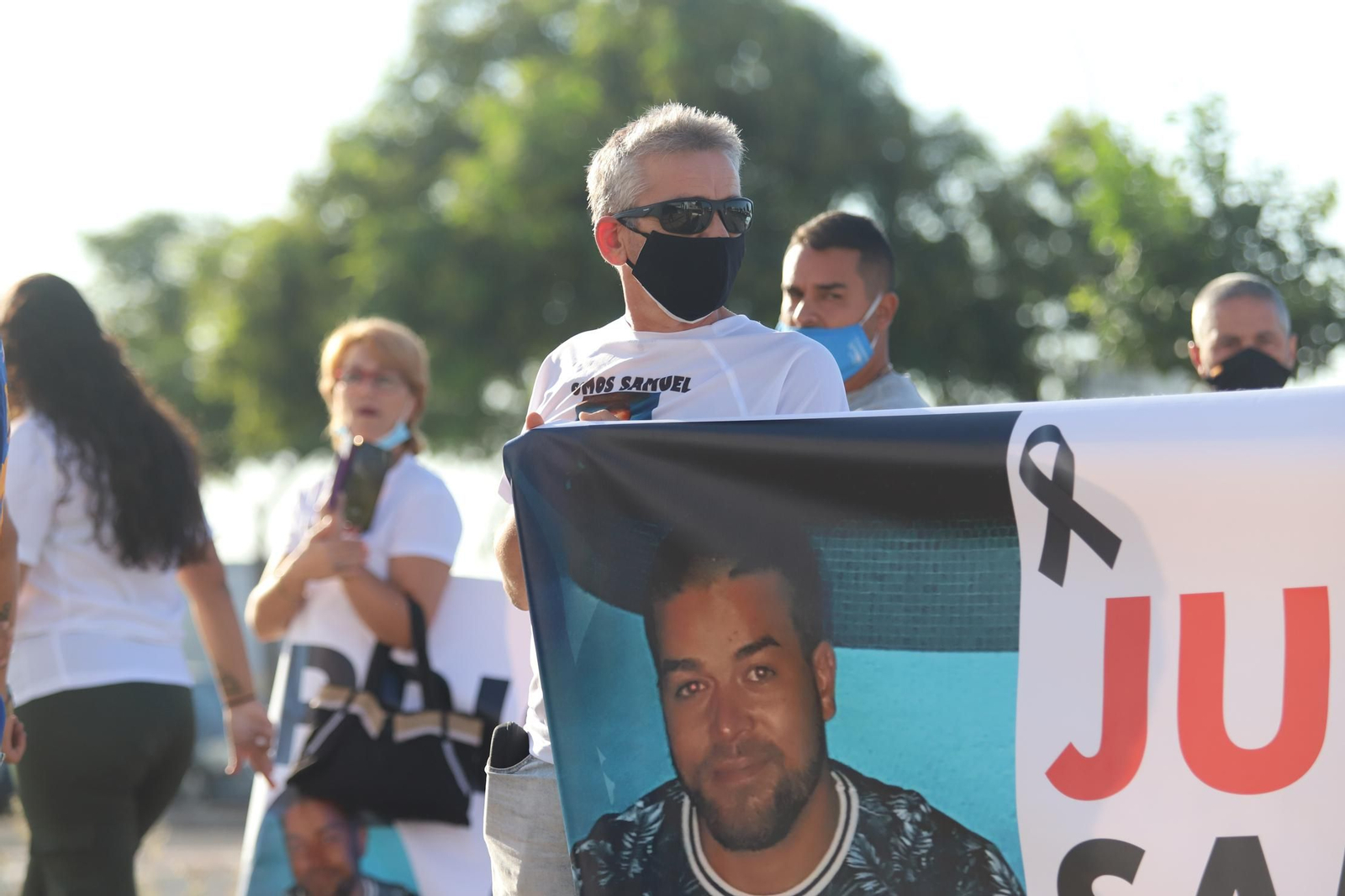 Imágenes de la llegada al juzgado de Ayamonte de uno de los principales imputados del crimen de Cartaya