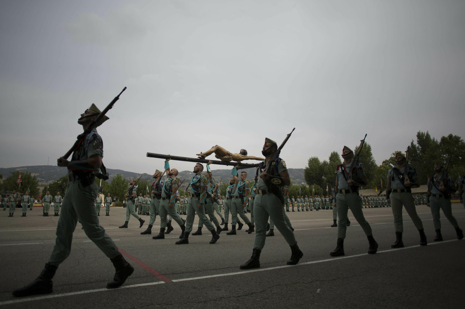 Parada militar de La Legión en su 99 aniversario