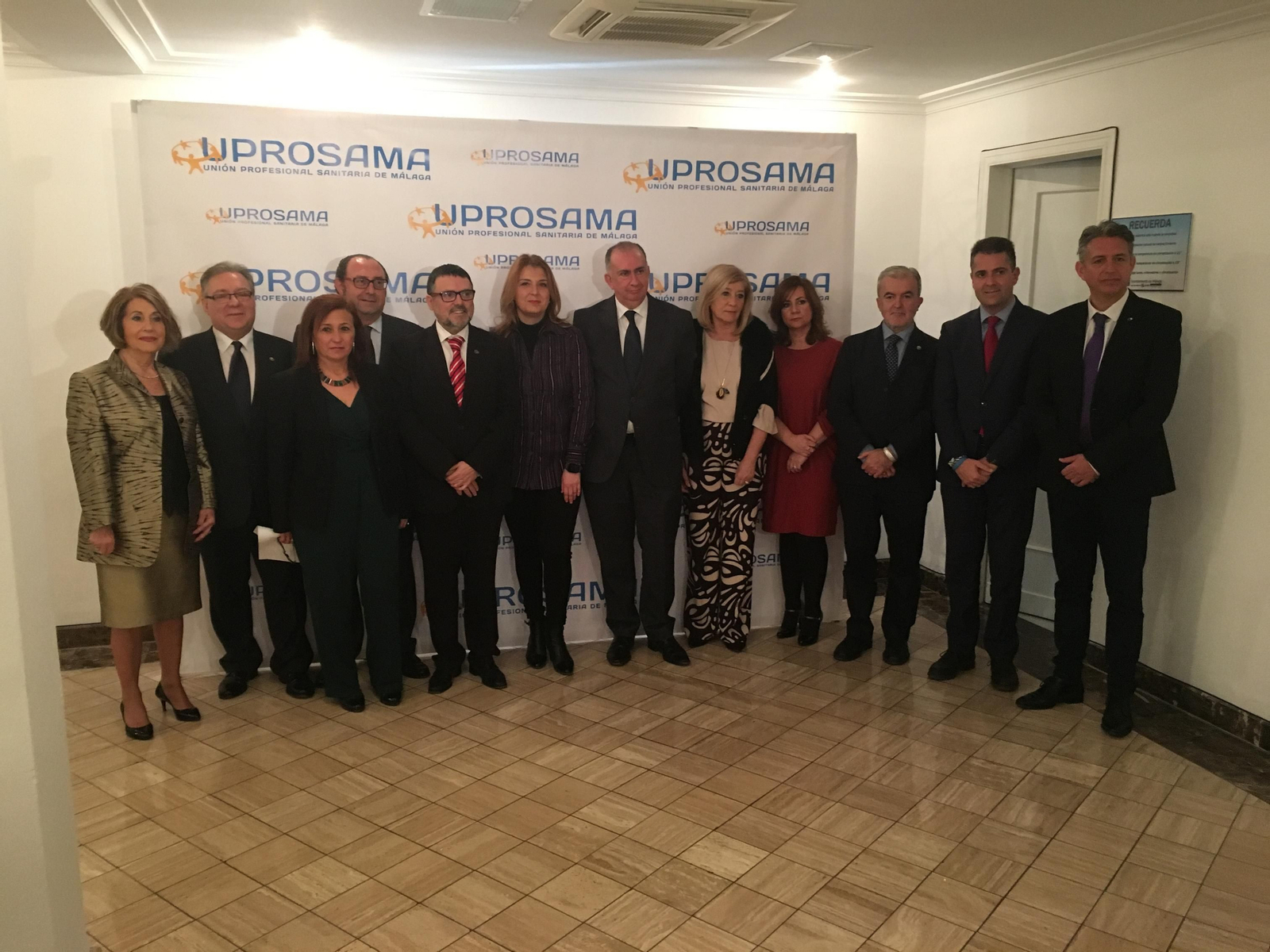 Toma de posesión, ayer, de la nueva junta directiva de Uprosama.