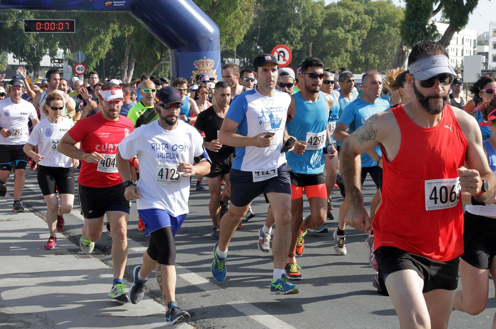 Imágenes de la Carrera Solidaria Ruta 091 organizada por la Policía Nacional