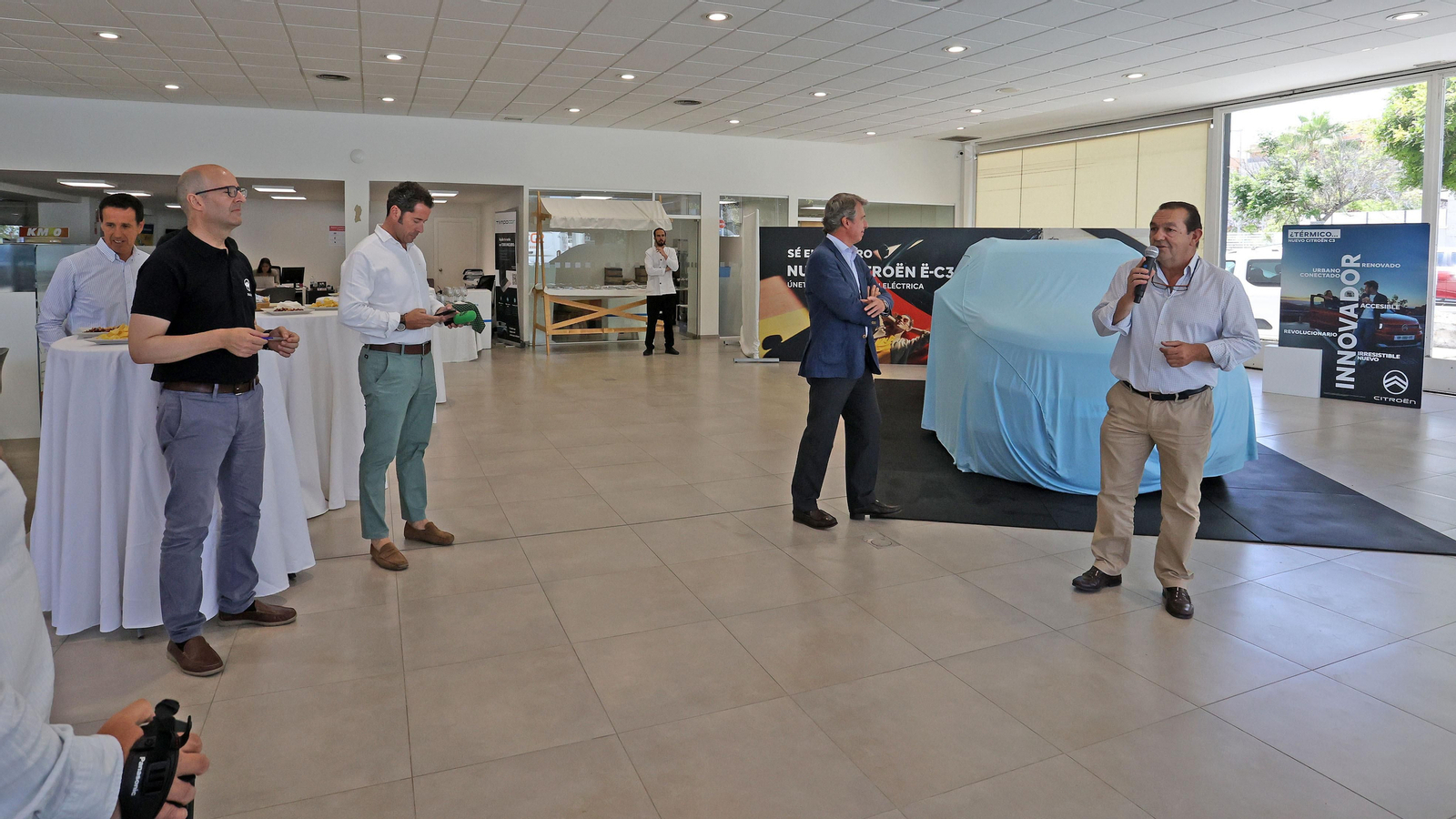 Presentación del nuevo Citroën ë-C3 en el concesionario Inauto Jerez