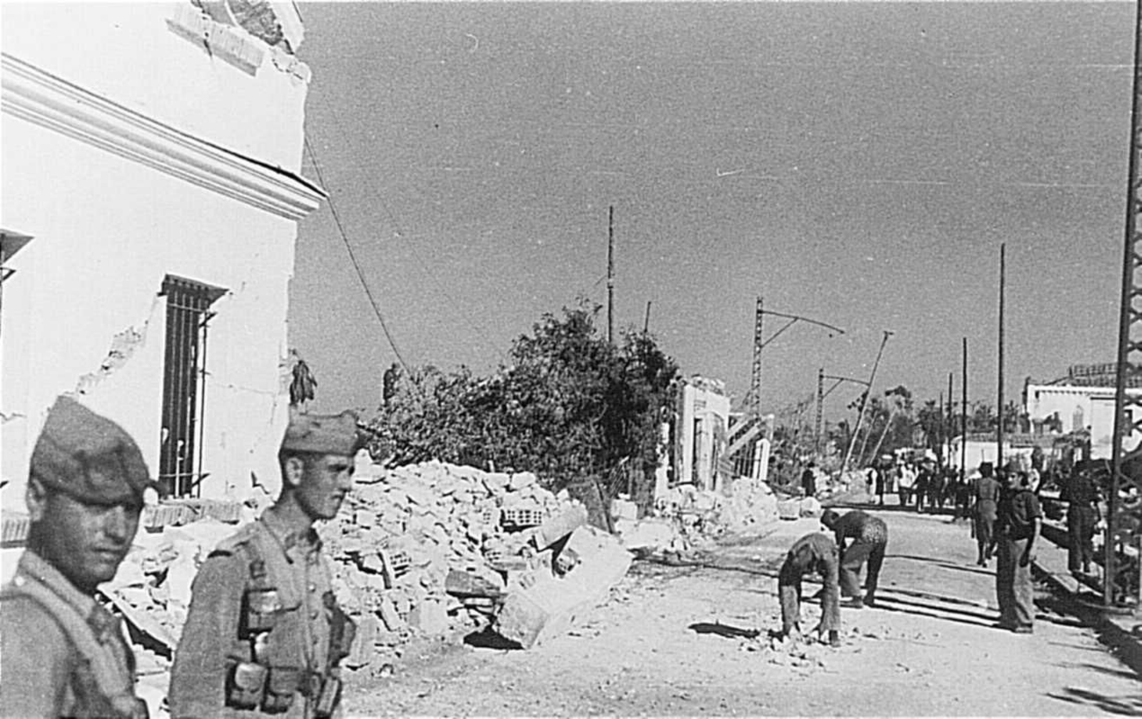 Imágenes de la explosión de Cádiz de 1947.