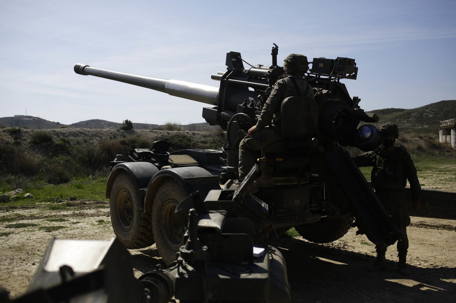 De maniobras con la Legión