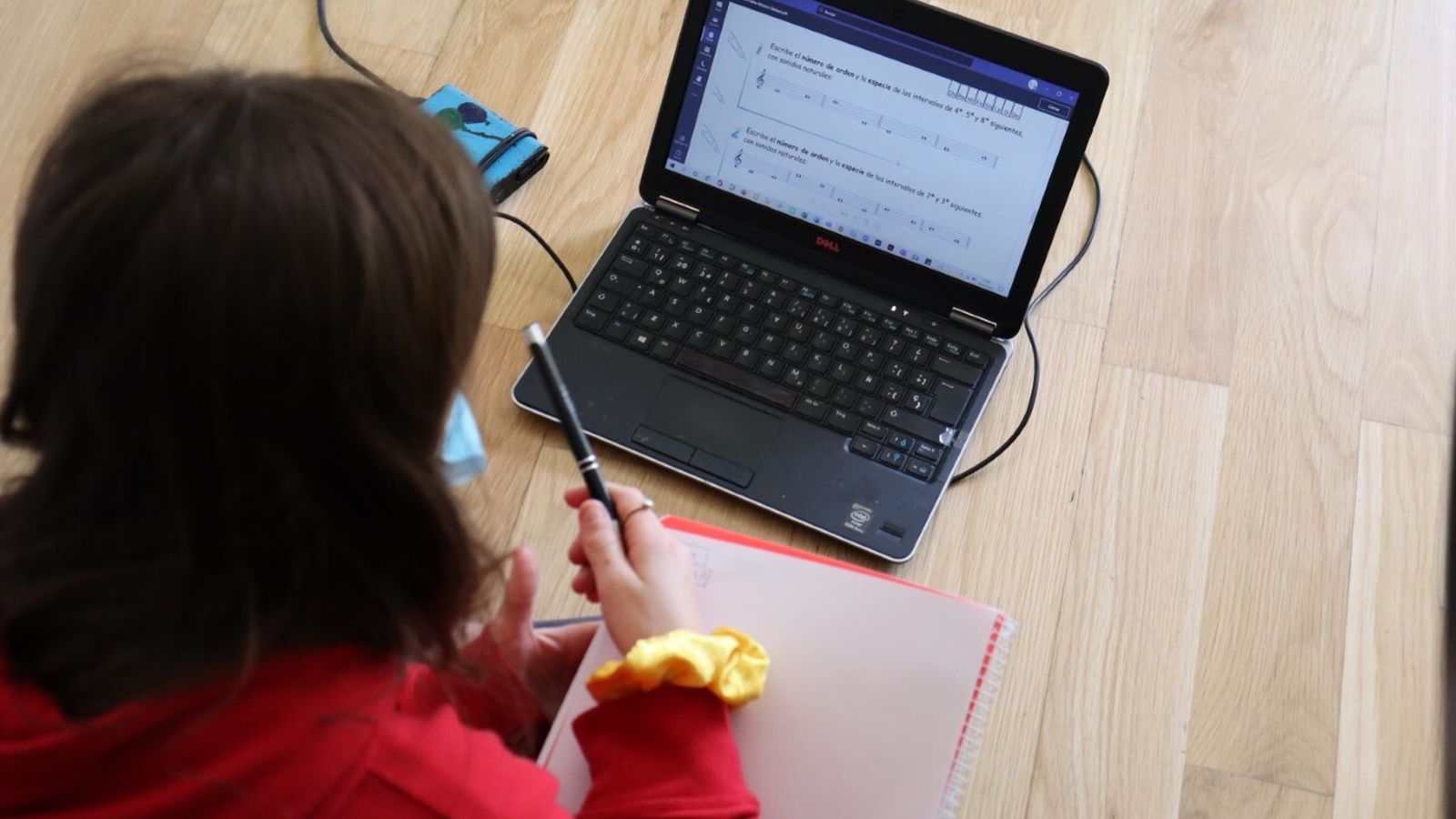 Una de las tareas realizadas en el programa de educación en competencias.