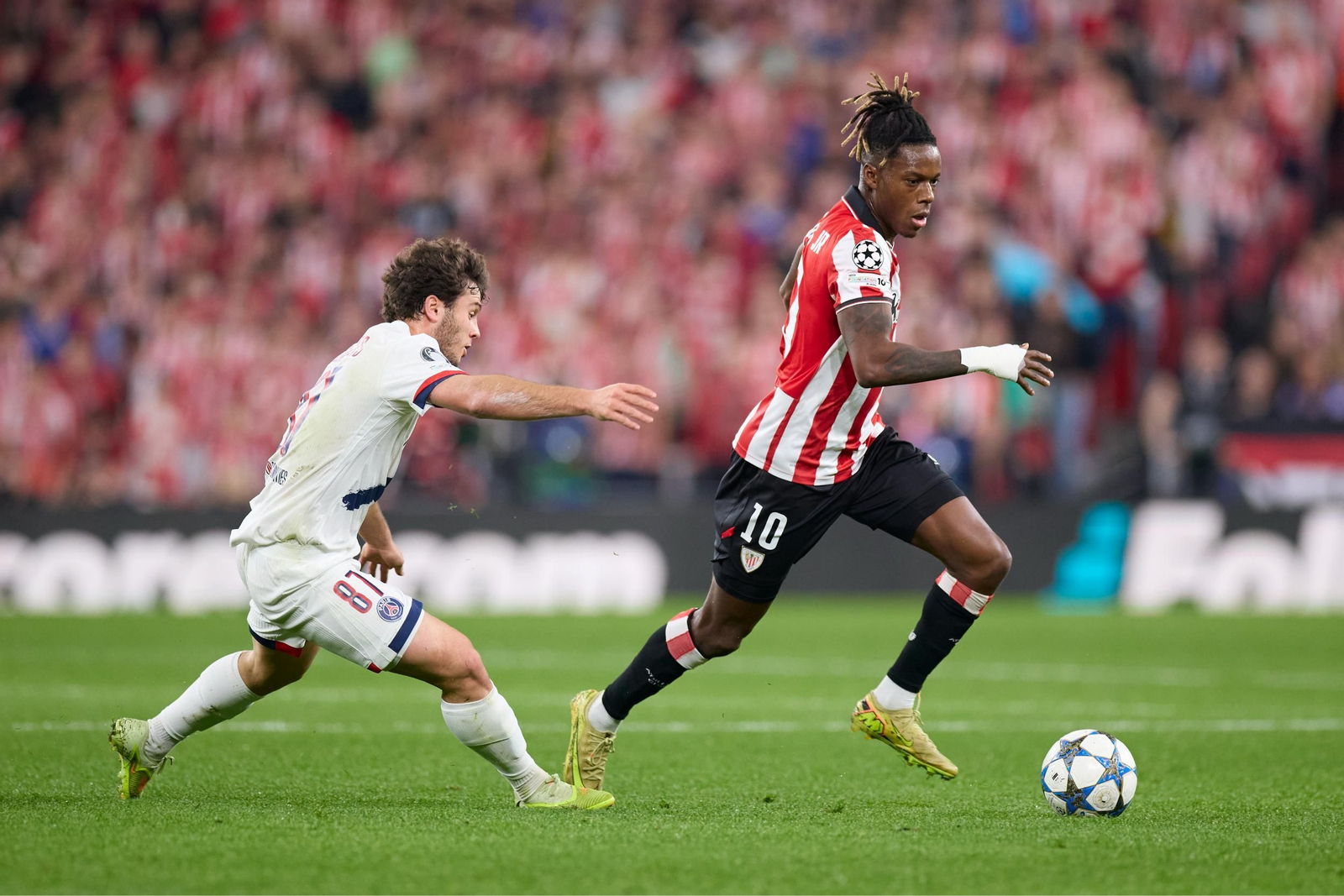El Athletic Club-PSG, en imágenes