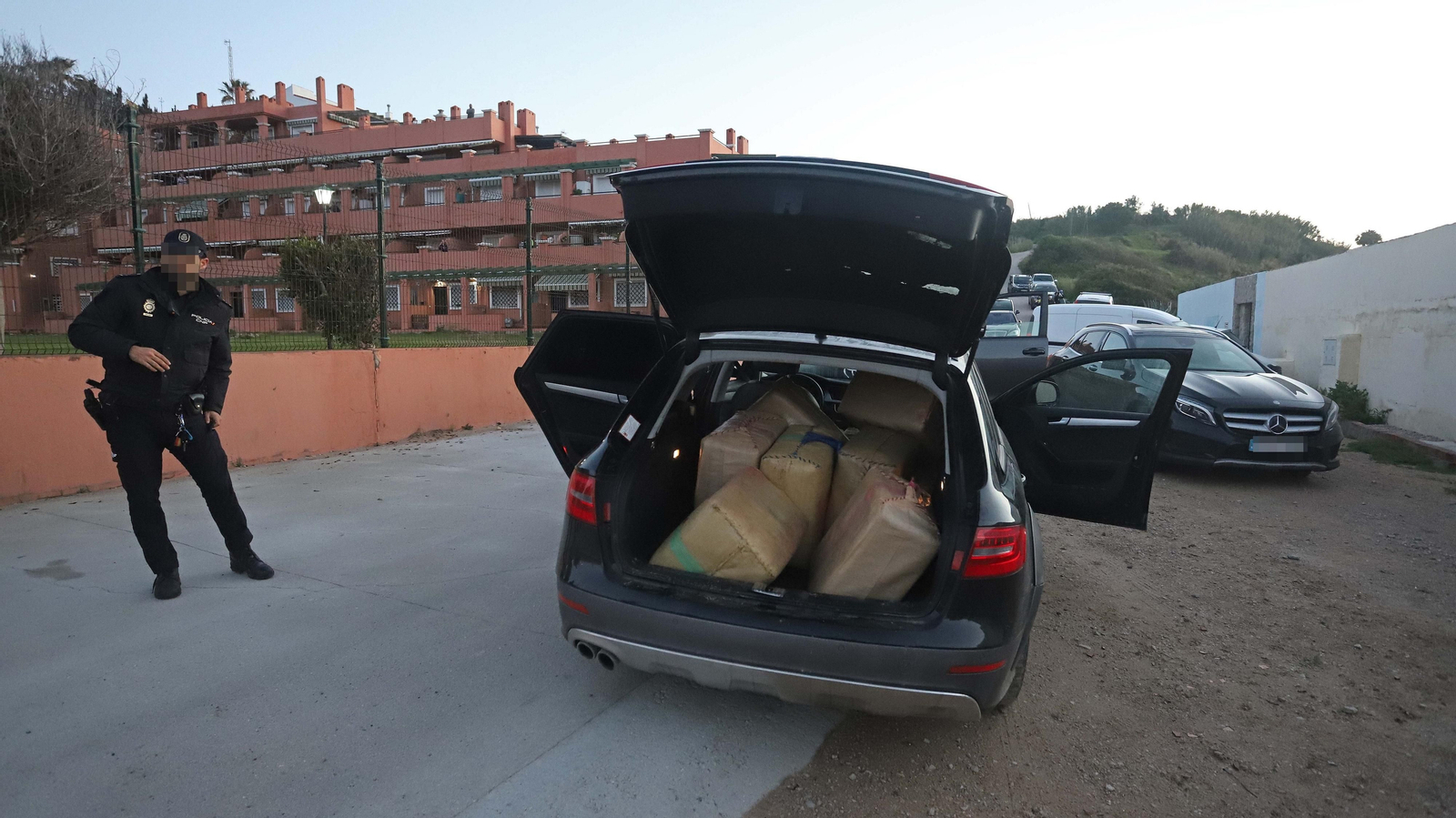 Alijo frustrado en la playa de Getares