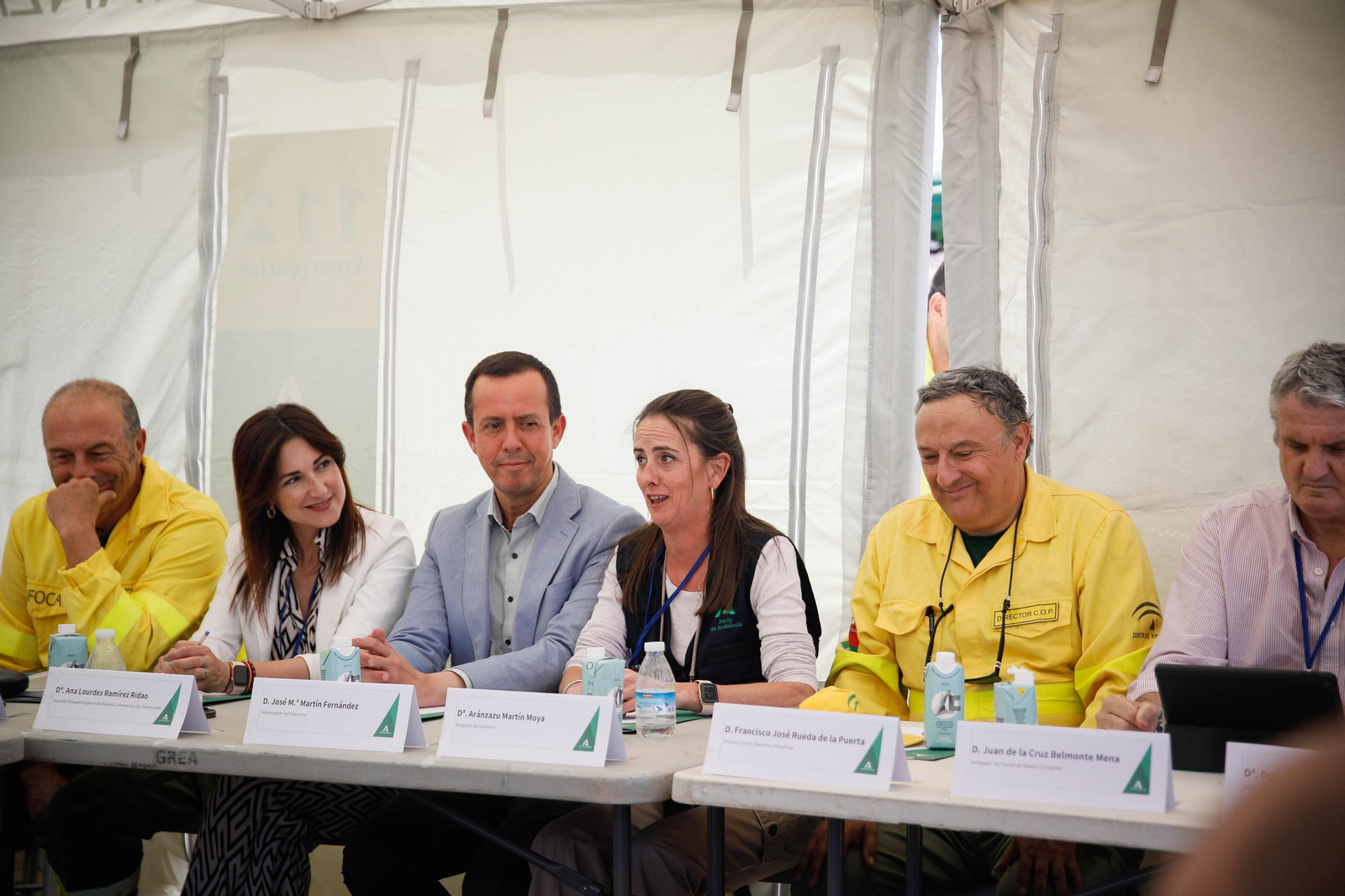 Así se ha vivido el simulacro de incendio forestal en Turre
