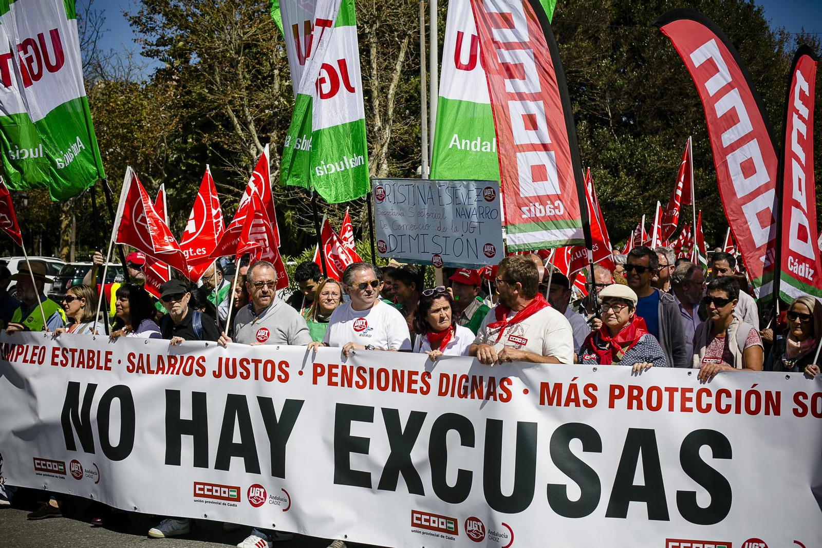 Manifestación del 1 de mayo en Cádiz