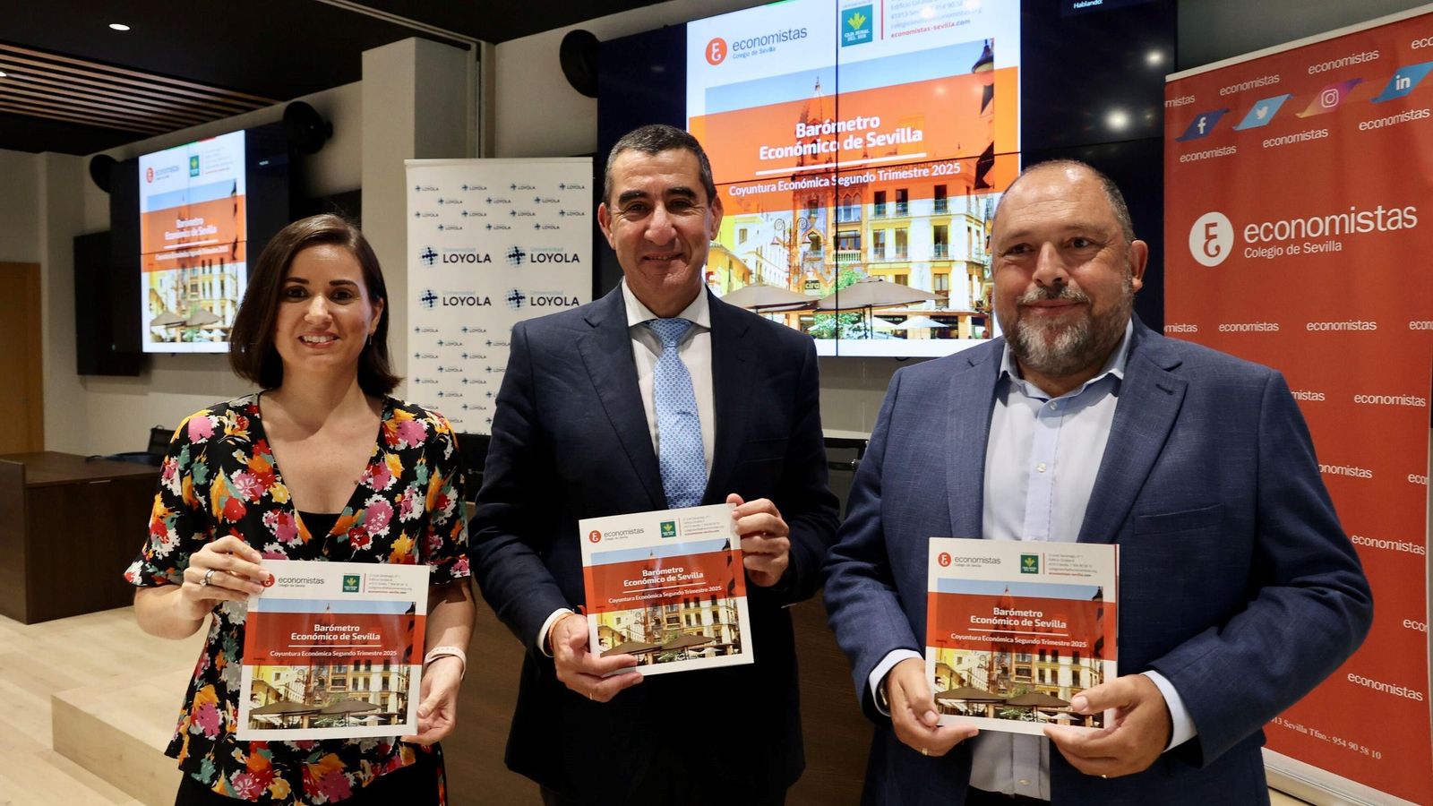 Presentación del XXV Barómetro Económico de Sevilla. Presentación del XXV Barómetro Económico de Sevilla.