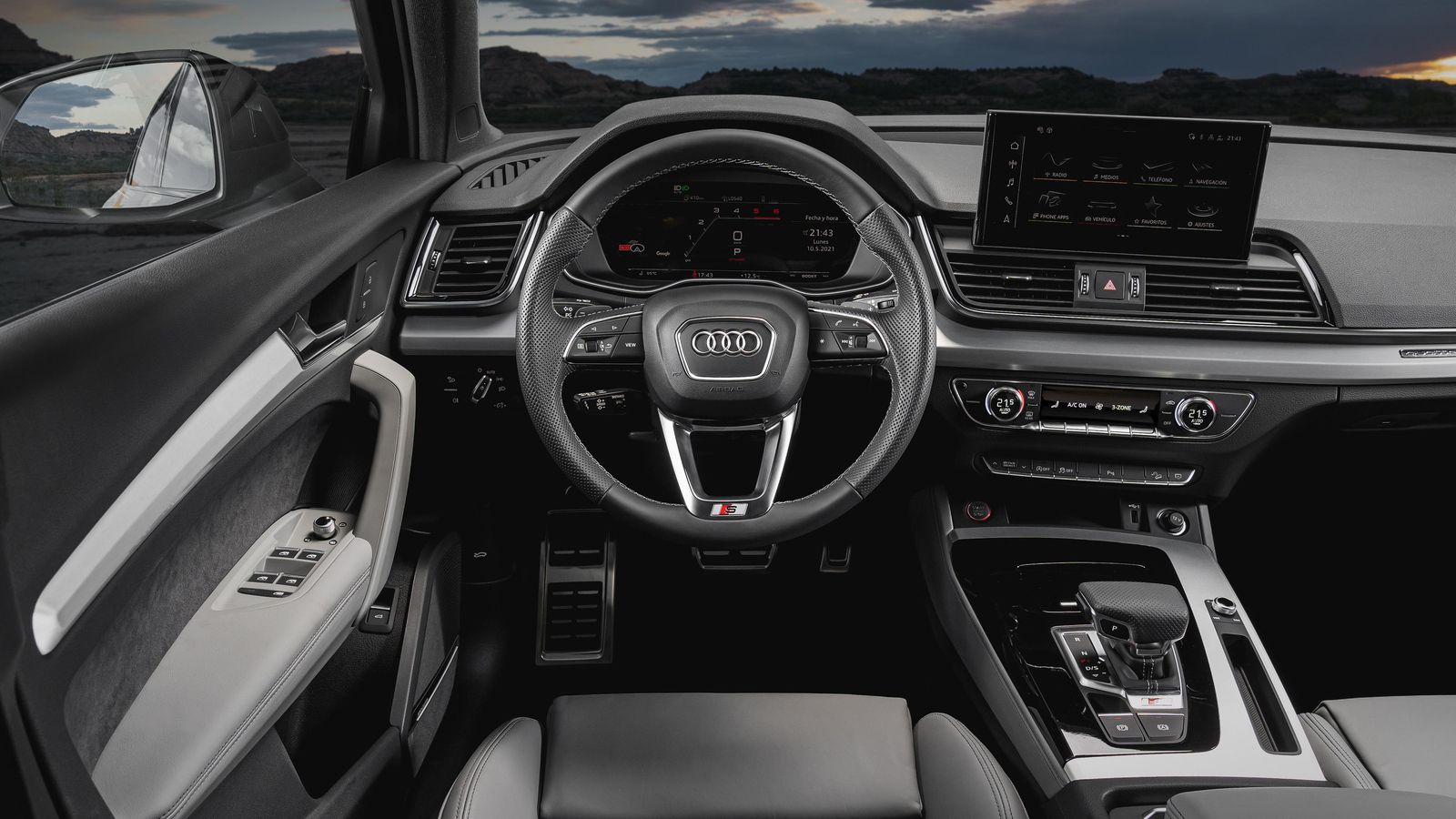 La sensación de calidad está presente en el accionamiento de cada mando. El cambio siempre es automático en estos Sportback.