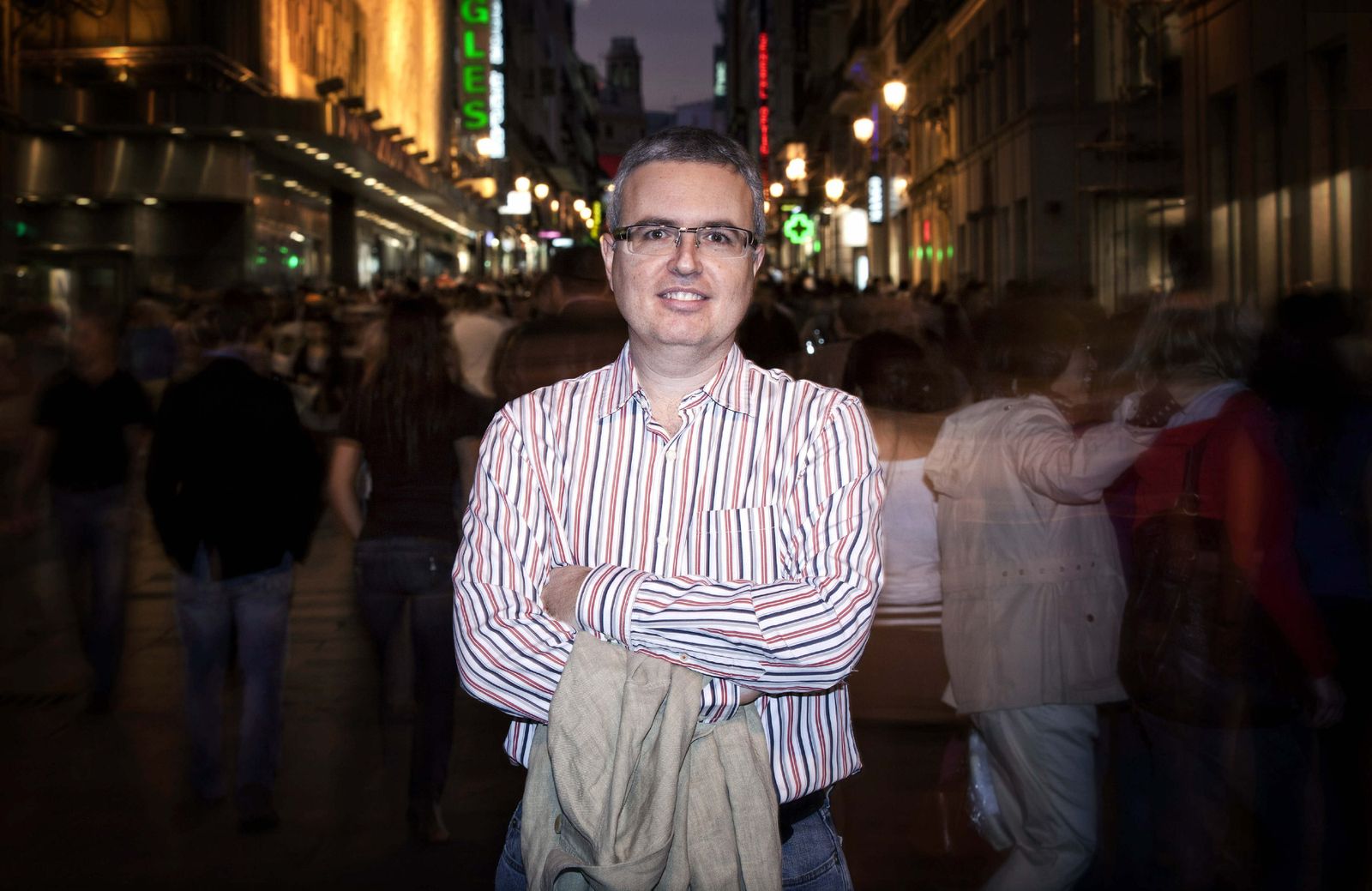 El escritor y periodista malagueño Antonio Fontana.