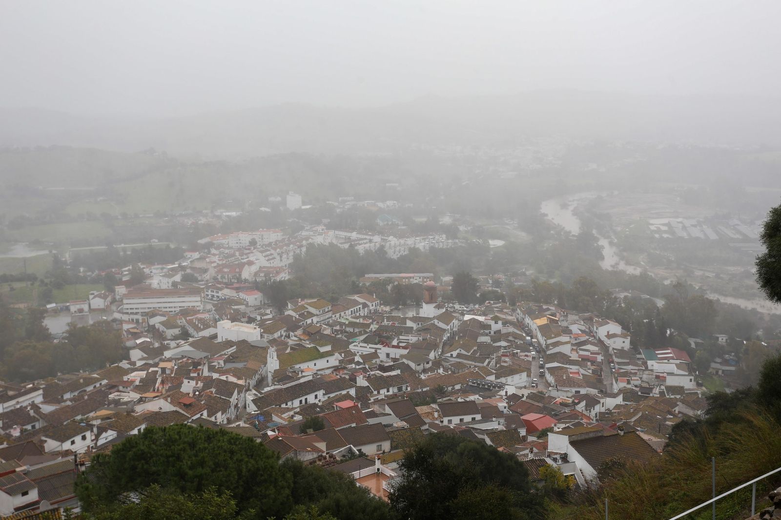 Fotos: La borrasca Joseph amenaza Jimena con la crecida del Hozgarganta