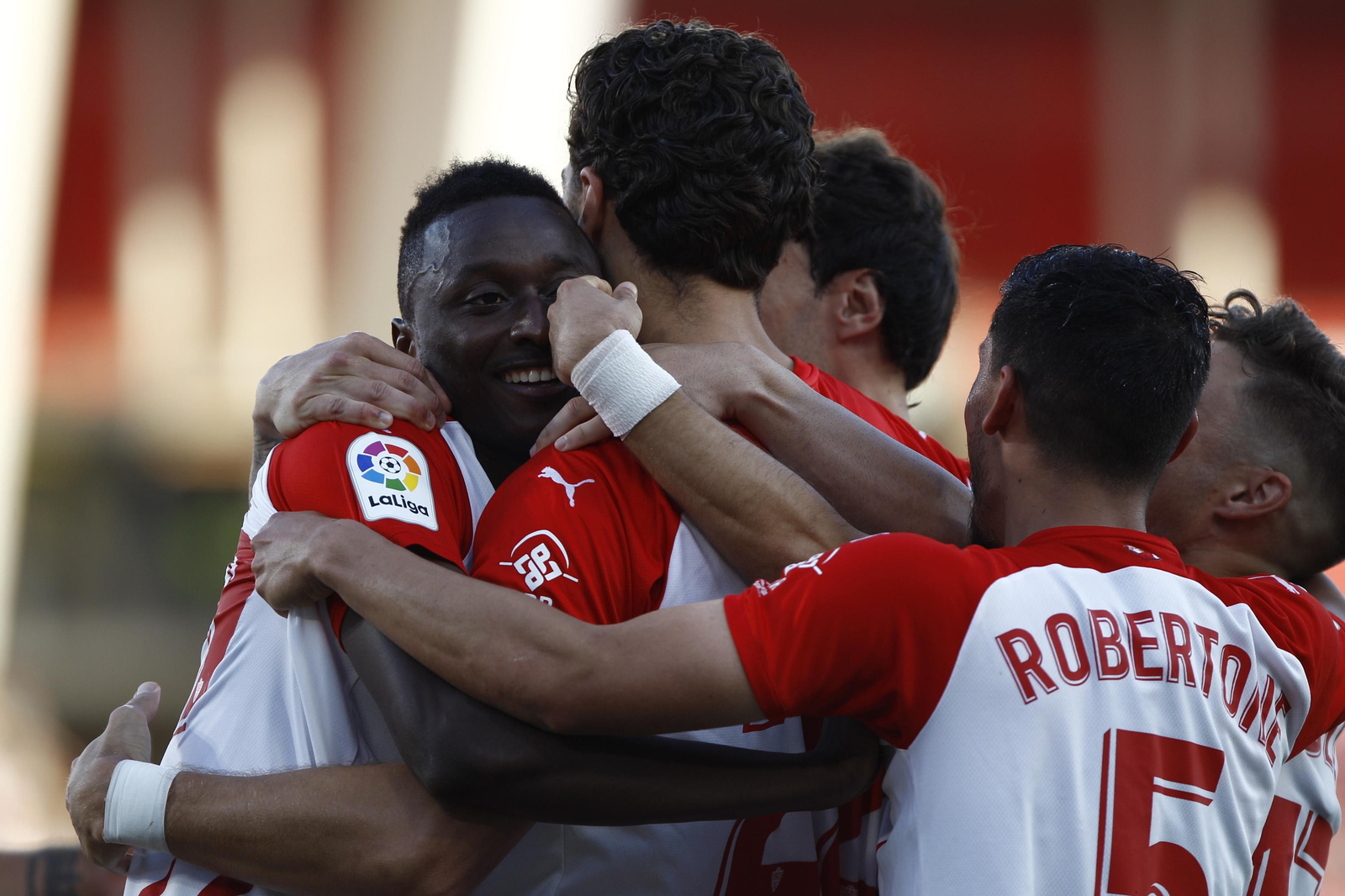 Imágenes del partido U.D. Almería-S.D. Amorebieta