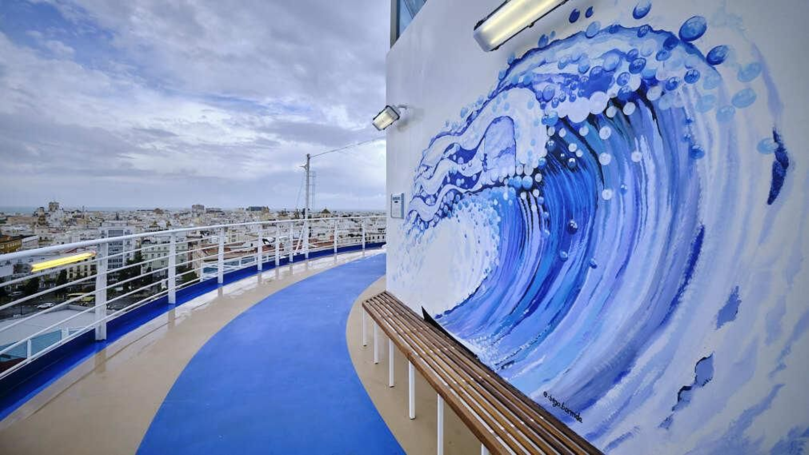 Cubiertas del buque Sky Princess