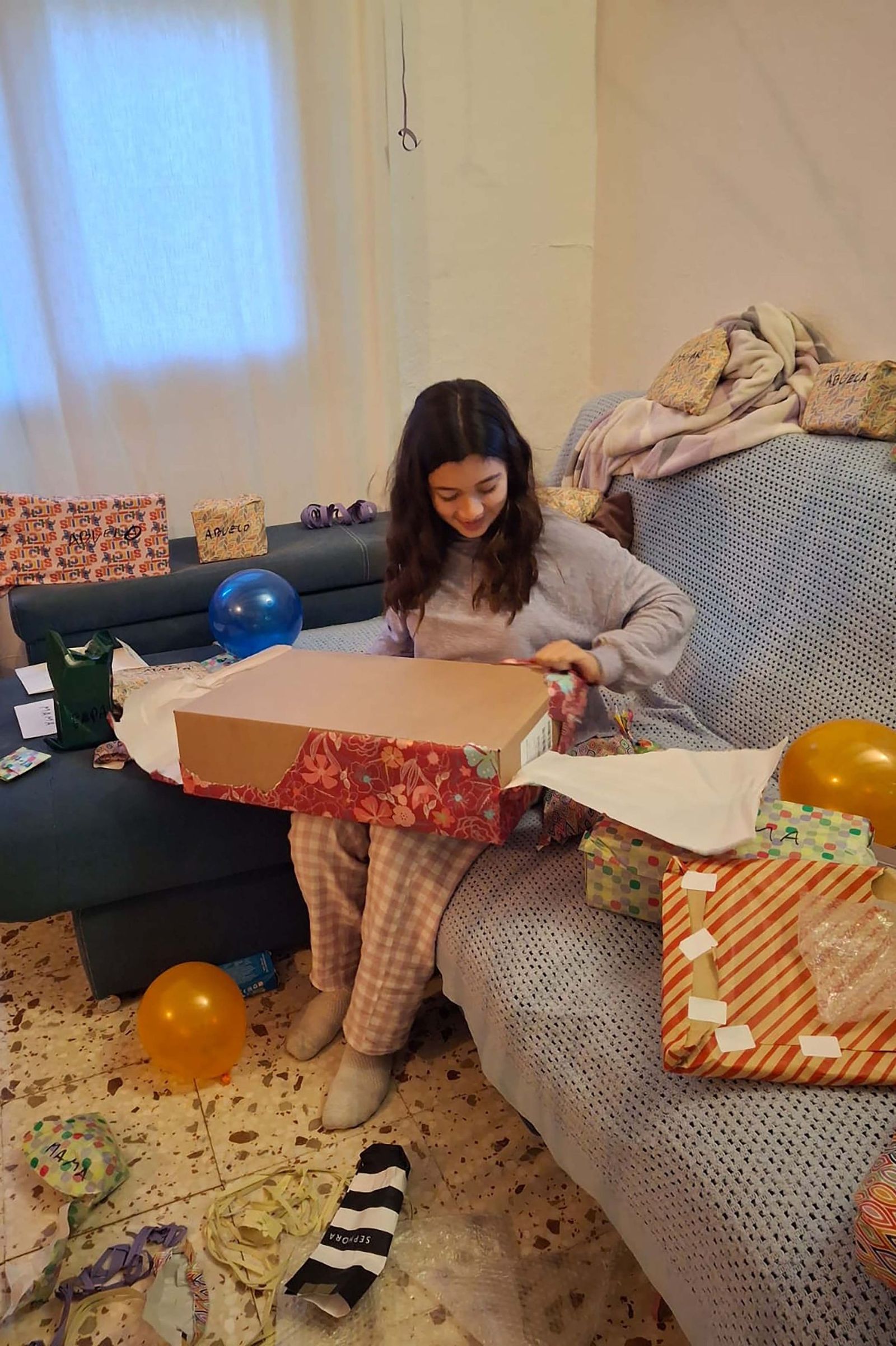 Las fotos de los juegos en la calle y ambiente en el día de Reyes