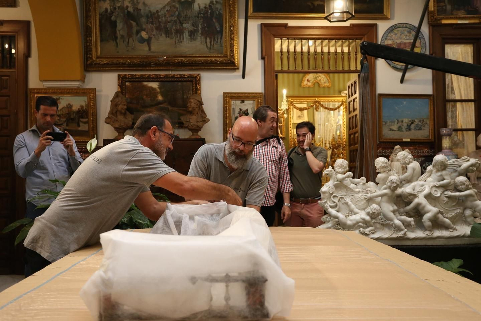 Traslado de la colección Bellver a la Casa Fabiola