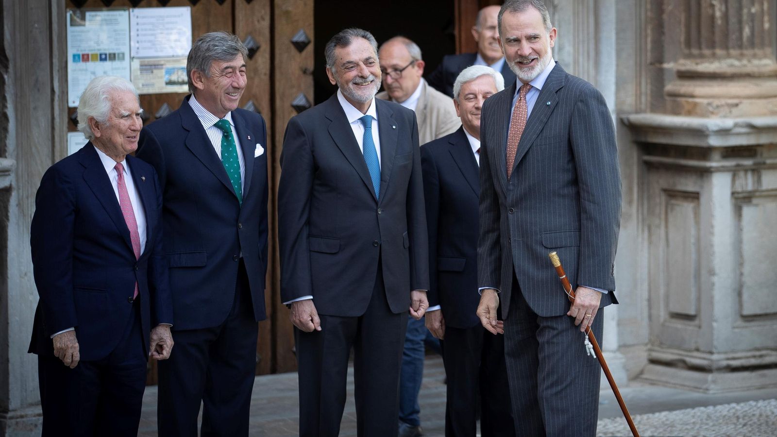 Las fotos de Felipe VI en el Real Monasterio de San Jerónimo de Granada en la reunión de las Reales Maestranzas de España