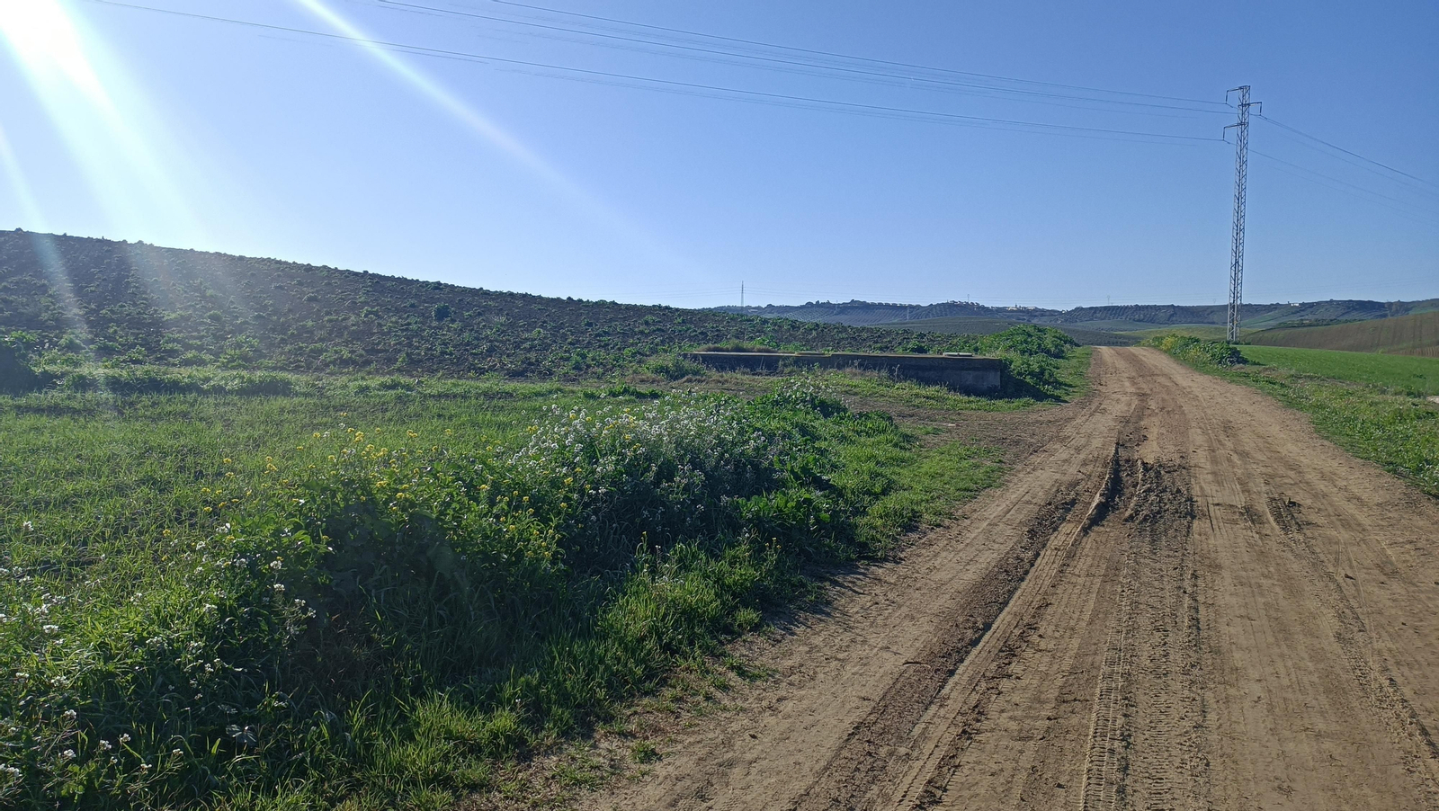 El camino tiene poca sombra: ojo si hace calor.