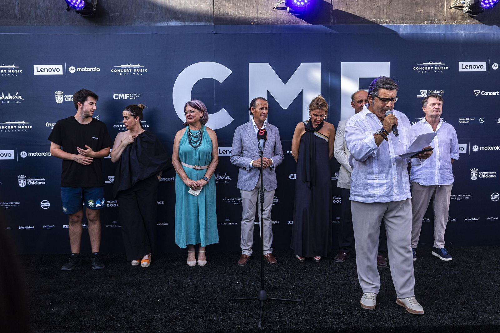 Imágenes de la inauguración de Concert Music Festival 2025 en Chiclana