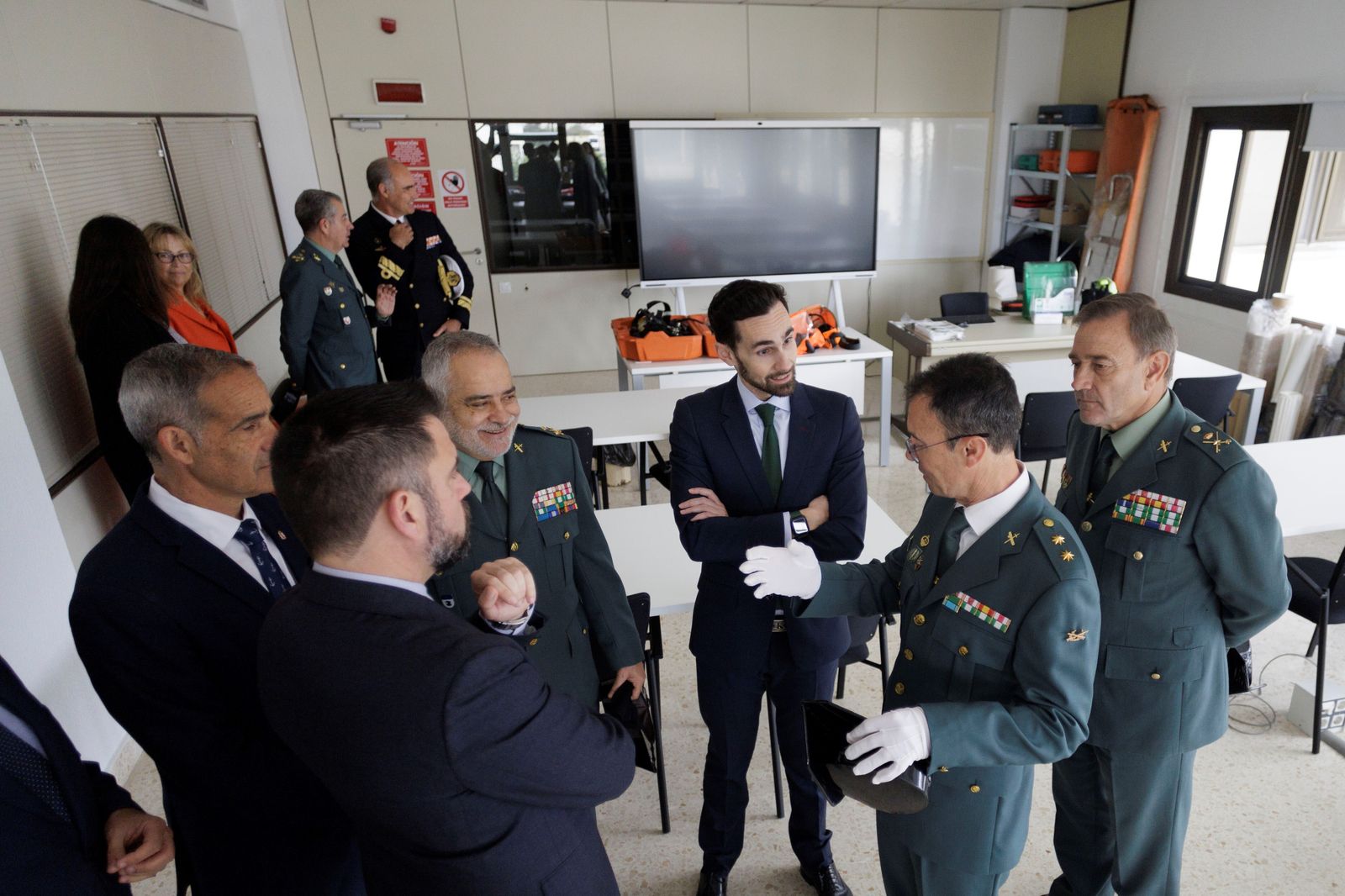 Inauguración de la Escuela de Servicio Marítimo de la Guardia Civil.