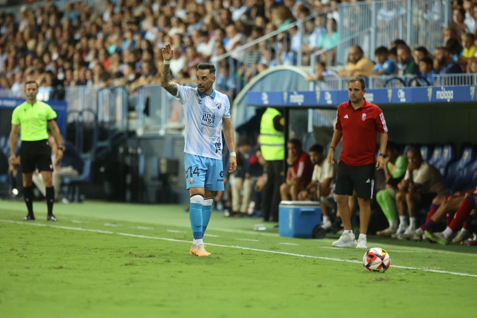 El Málaga CF - Recreativo Granada, en imágenes