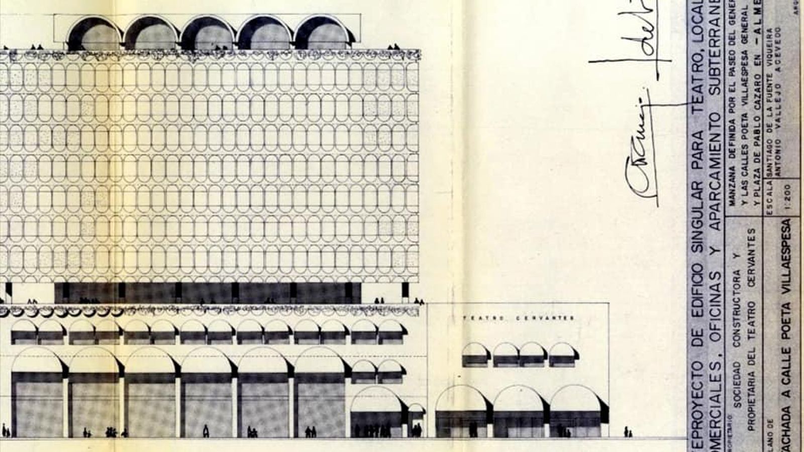 Nueva fachada Teatro Cervantes y Círculo