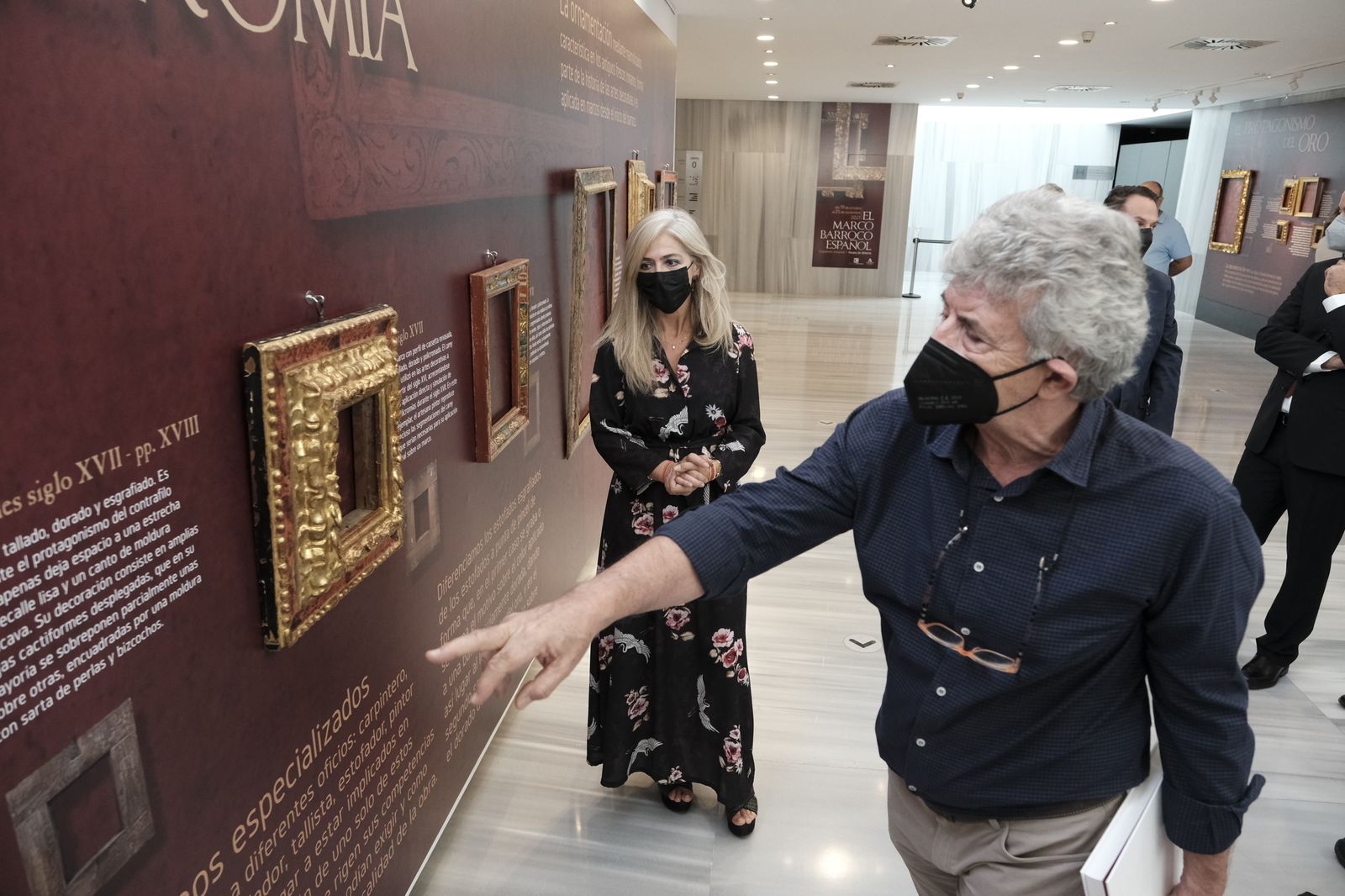 Fotogalería inauguración exposición El Marco Barroco Español. Museo de Almería.