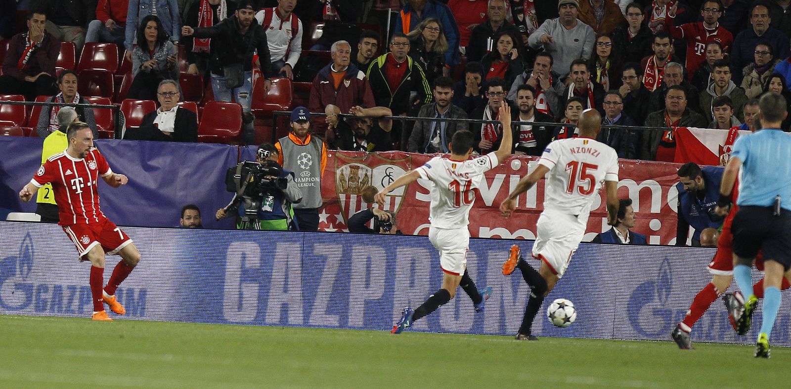 Las imágenes del Sevilla-Bayern Múnich