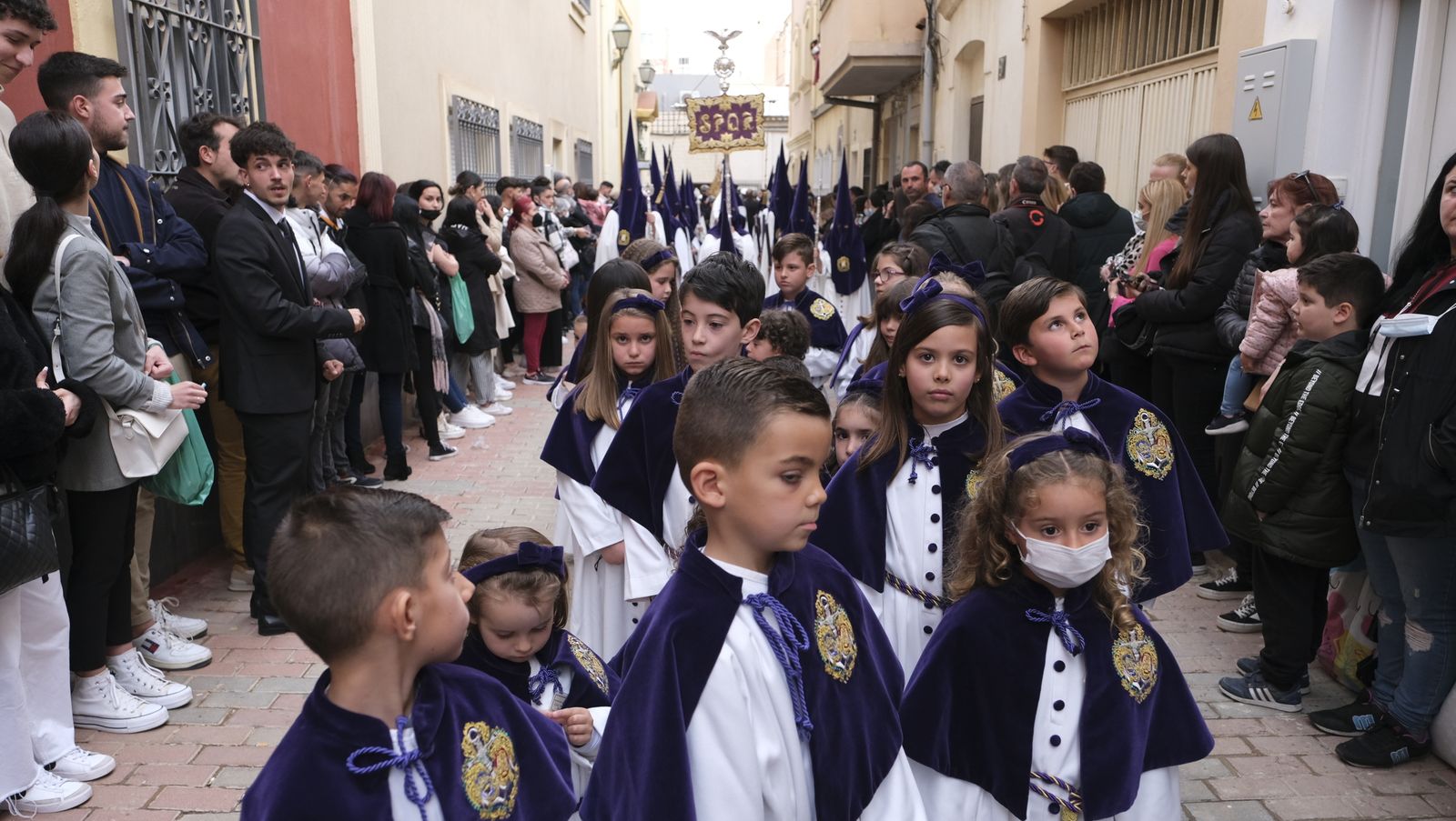 Procesión de Macarena en Almería, en imágenes.